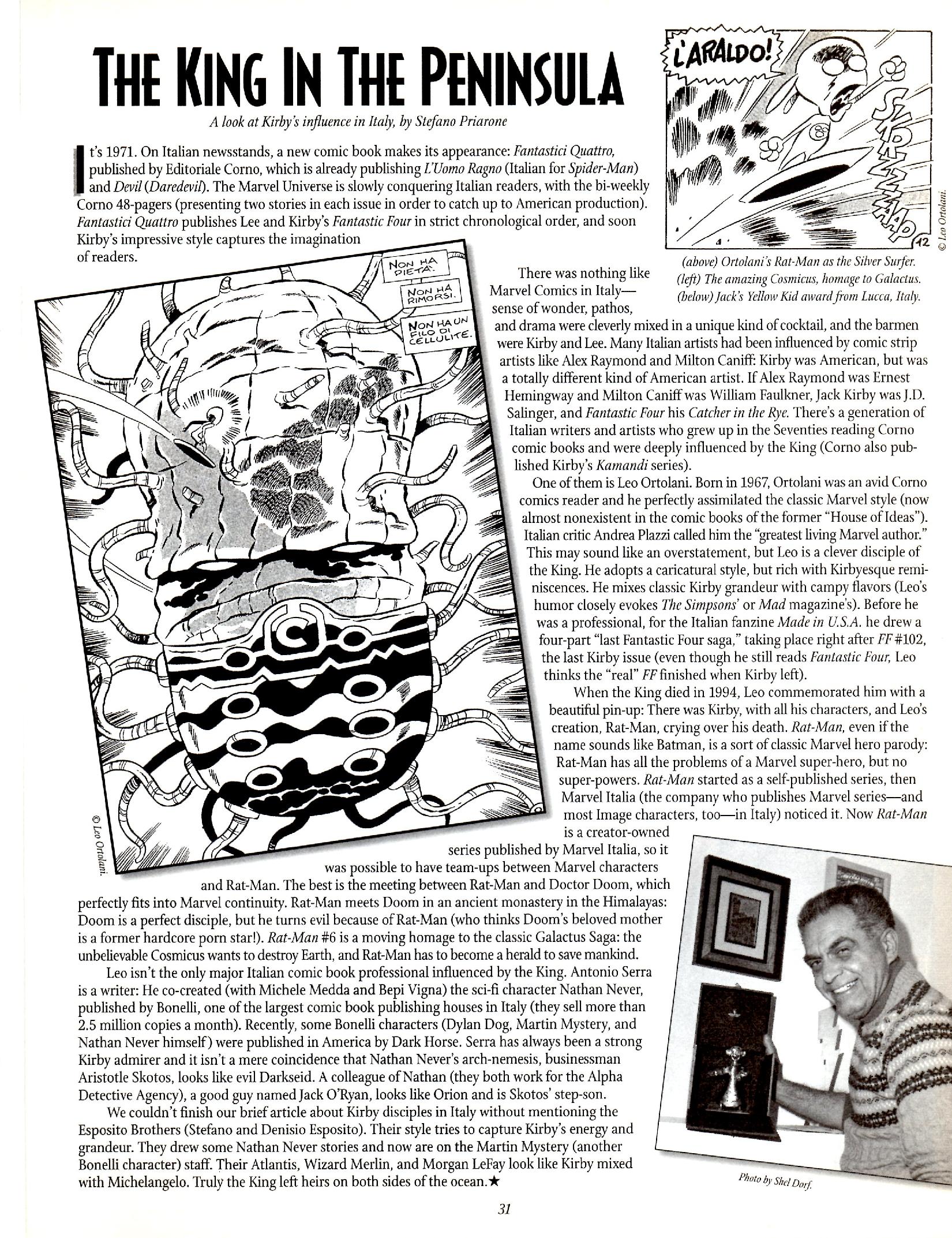 Read online The Jack Kirby Collector comic -  Issue #28 - 31