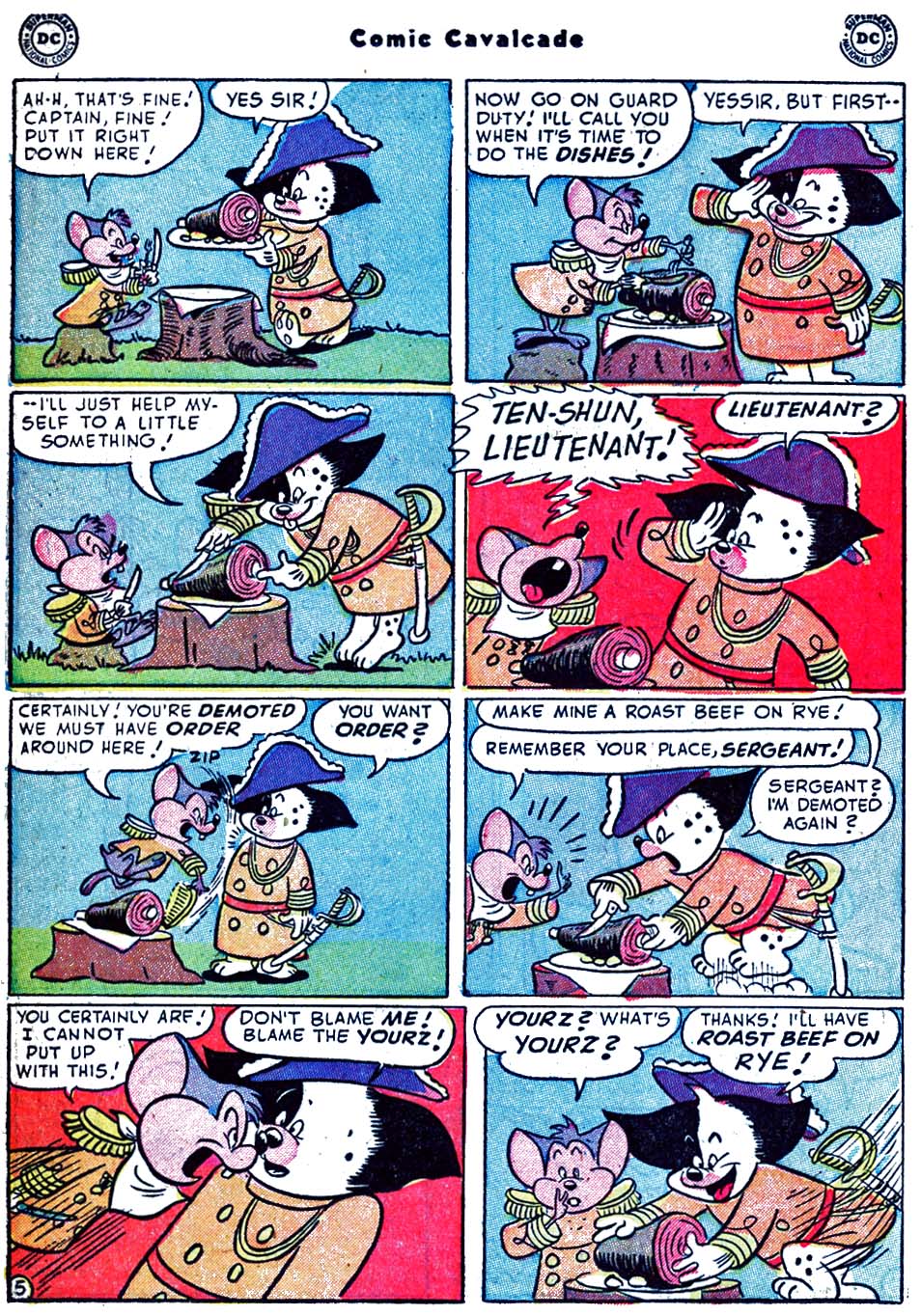 Read online Comic Cavalcade comic -  Issue #55 - 40