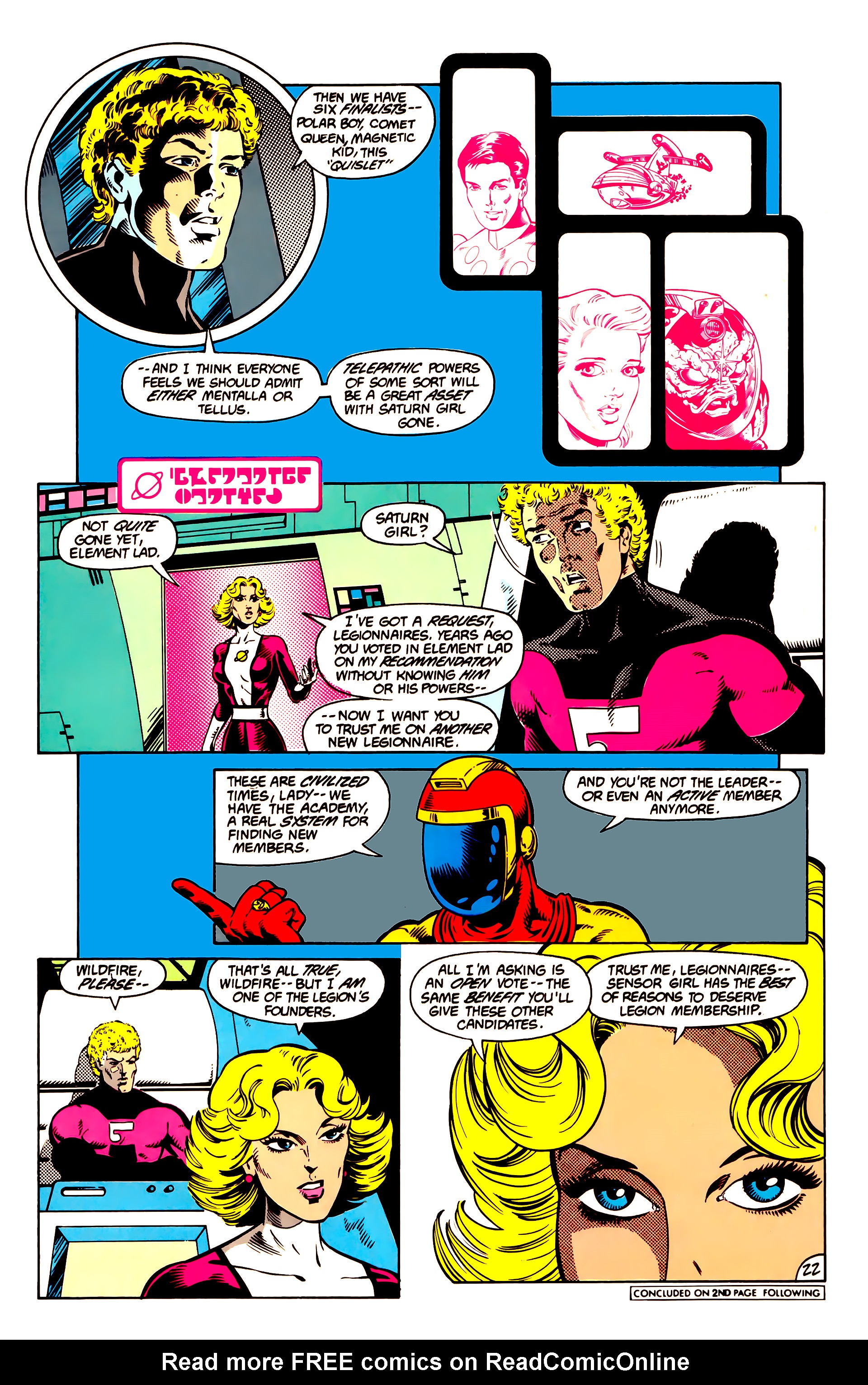Legion of Super-Heroes (1984) 14 Page 22