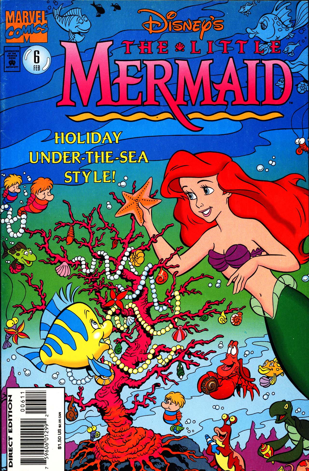 Read online Disney's The Little Mermaid comic -  Issue #6 - 1