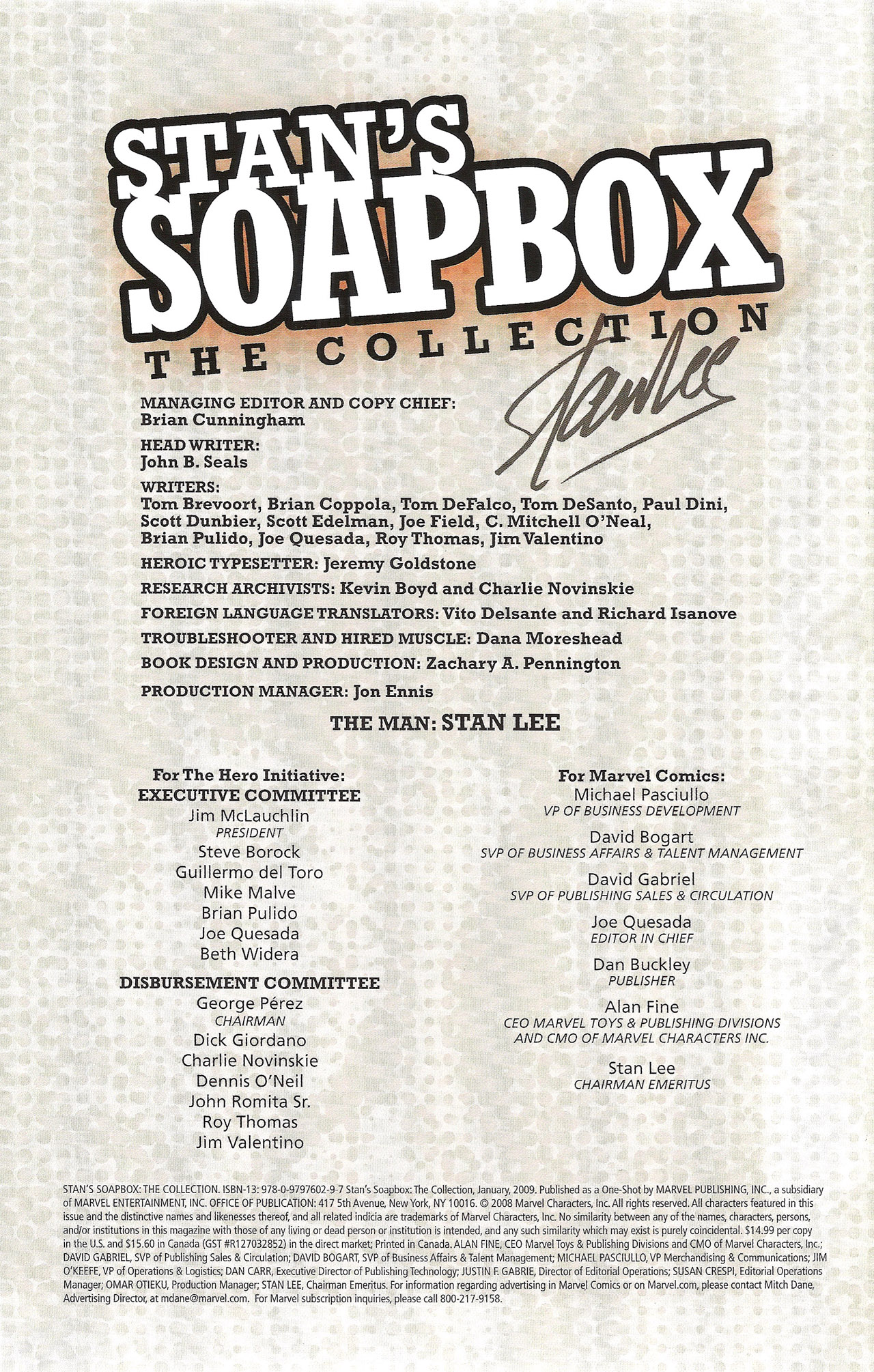 Read online Stan's Soapbox: The Collection comic -  Issue # TPB - 4