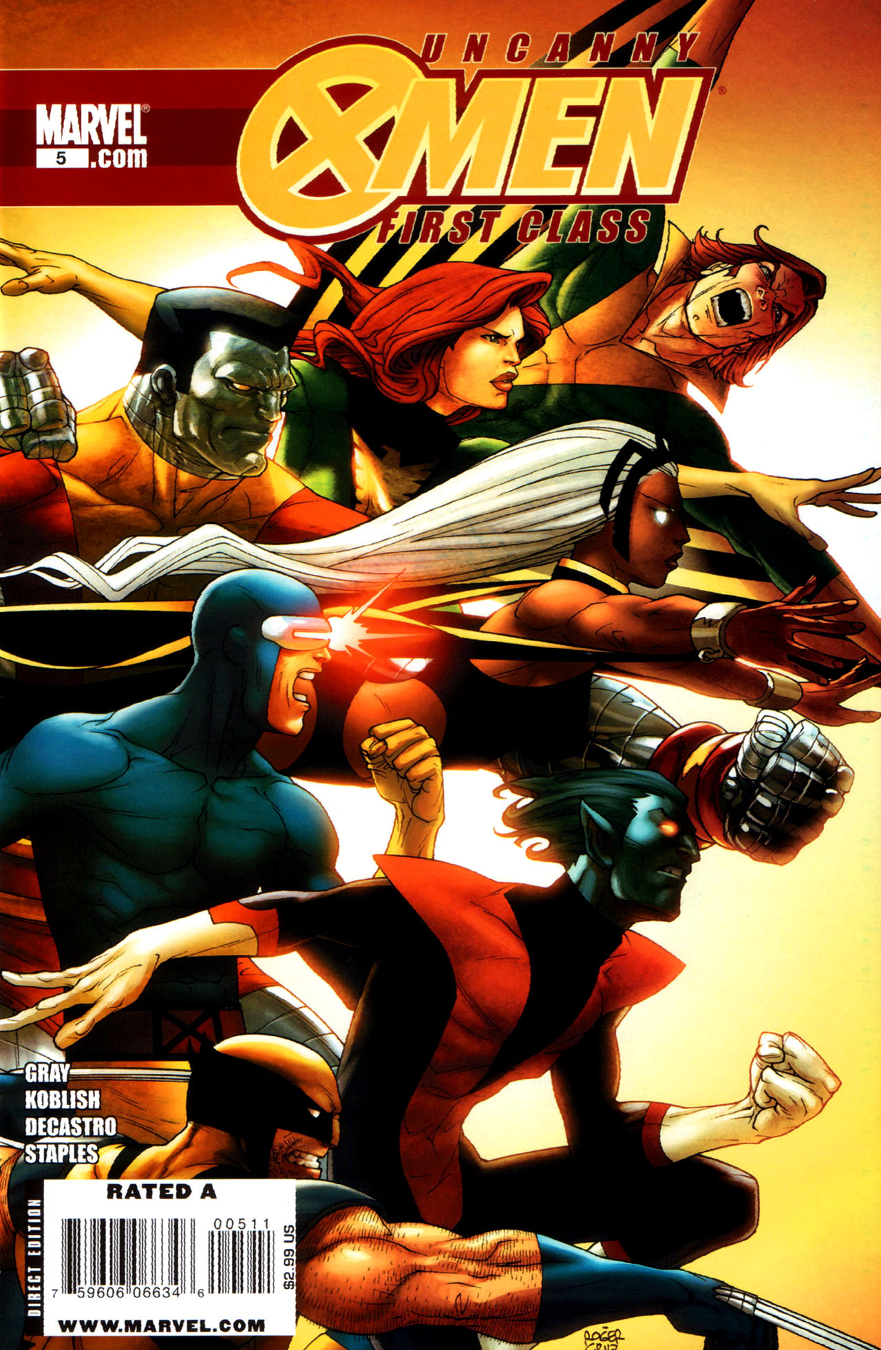 Read online Uncanny X-Men: First Class comic -  Issue #5 - 1