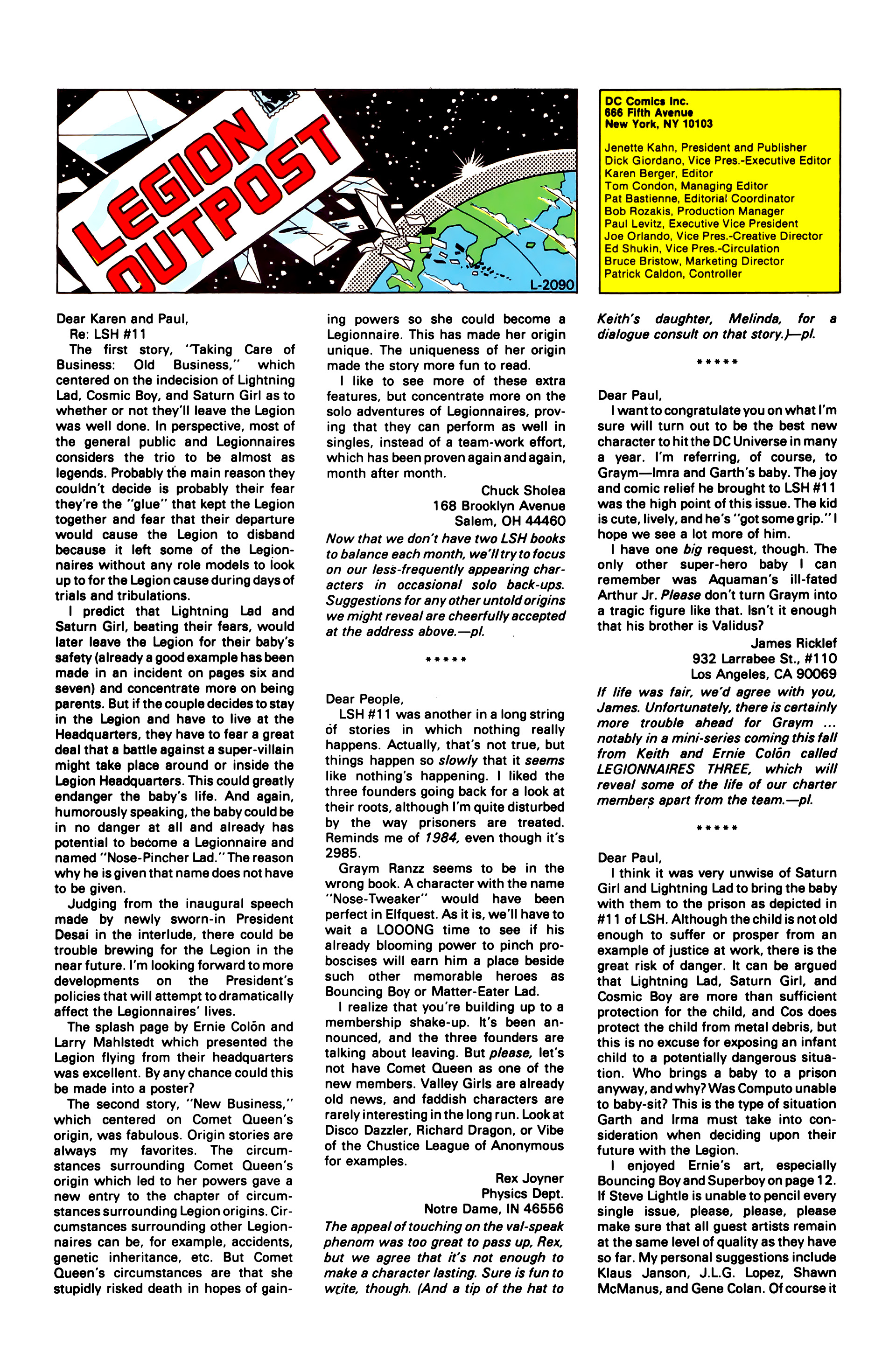 Read online Legion of Super-Heroes (1984) comic -  Issue #16 - 26