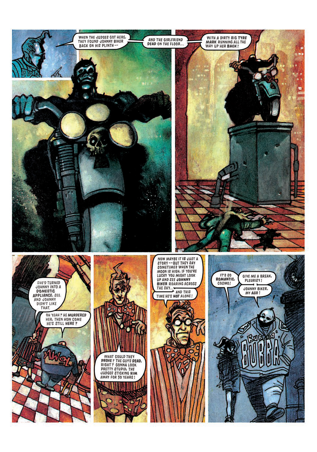 Read online Judge Dredd [Collections - Rebellion] comic -  Issue # TPB Judge Dredd - Heavy Metal Dredd - 41