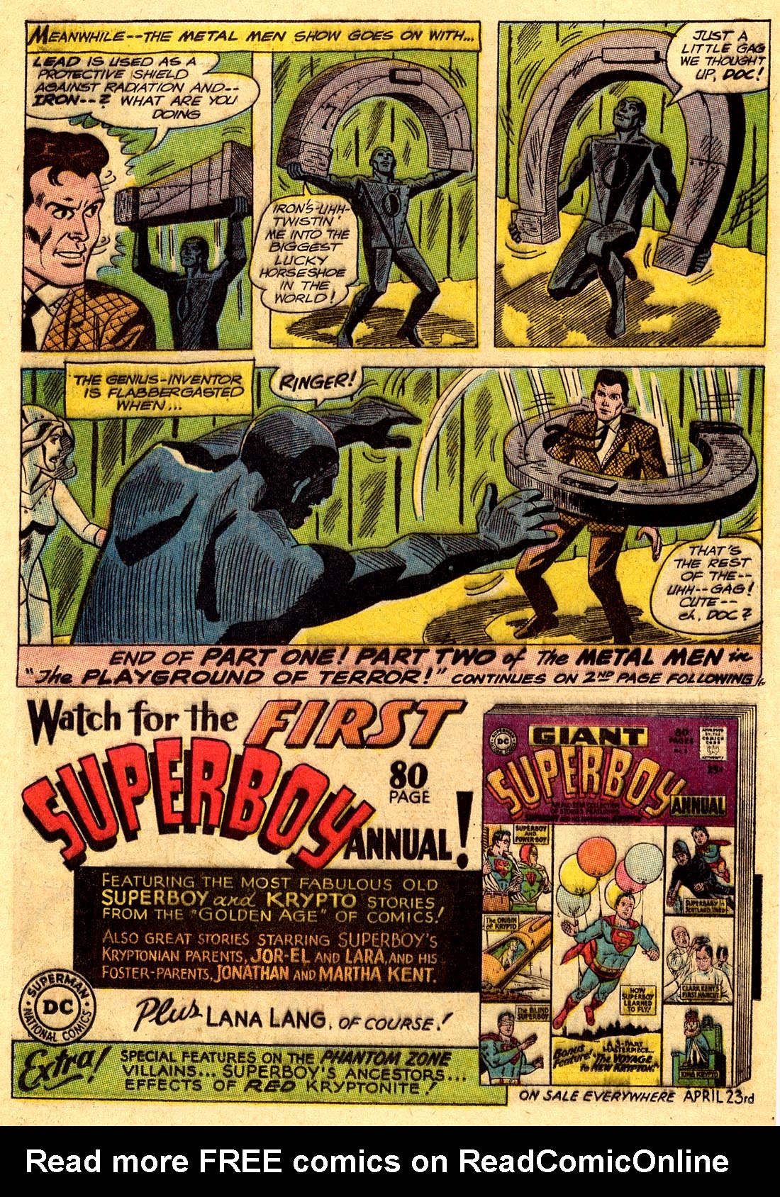 Read online Metal Men (1963) comic -  Issue #8 - 8
