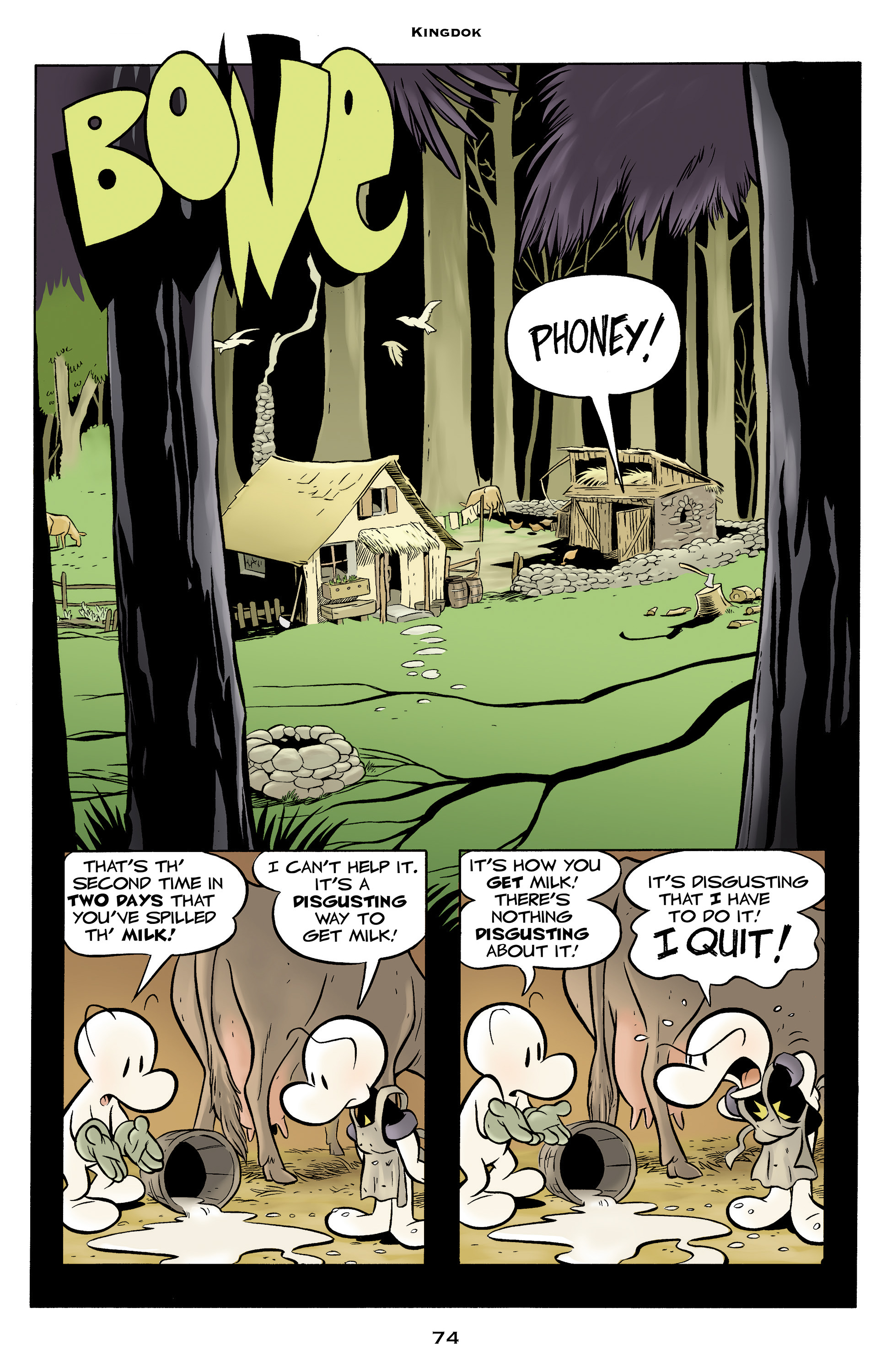 Read online Bone: Out From Boneville comic -  Issue # TPB - 74