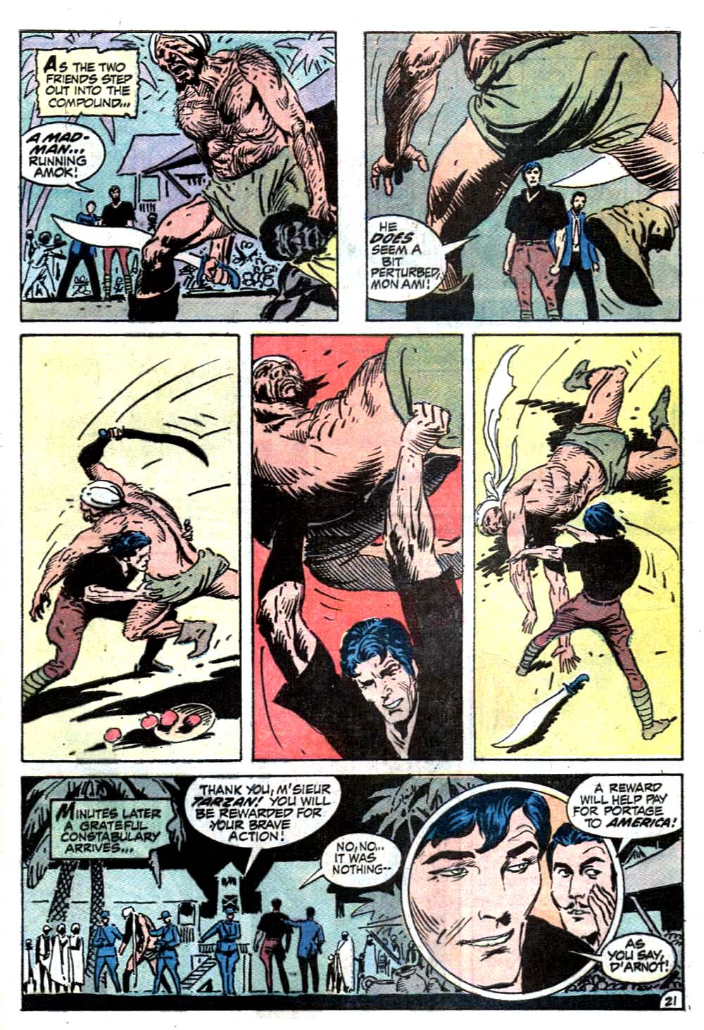 Read online Tarzan (1972) comic -  Issue #210 - 22