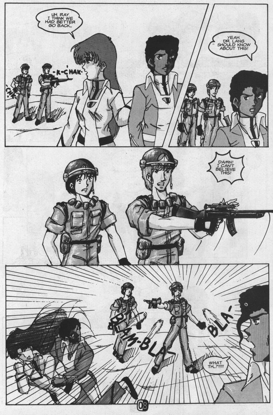 Read online Robotech Academy Blues comic -  Issue #3 - 10