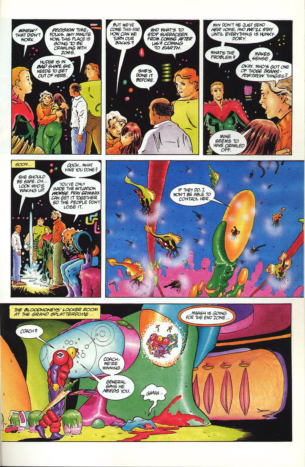 Read online Warriors of Plasm comic -  Issue #9 - 20