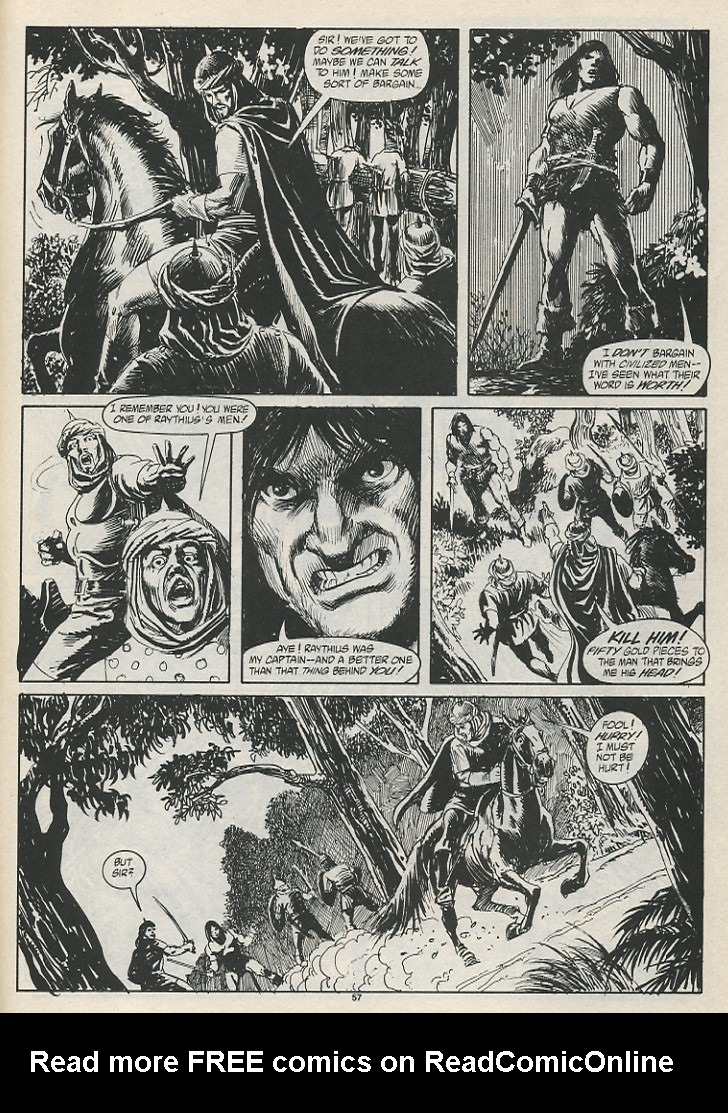 Read online The Savage Sword Of Conan comic -  Issue #189 - 59