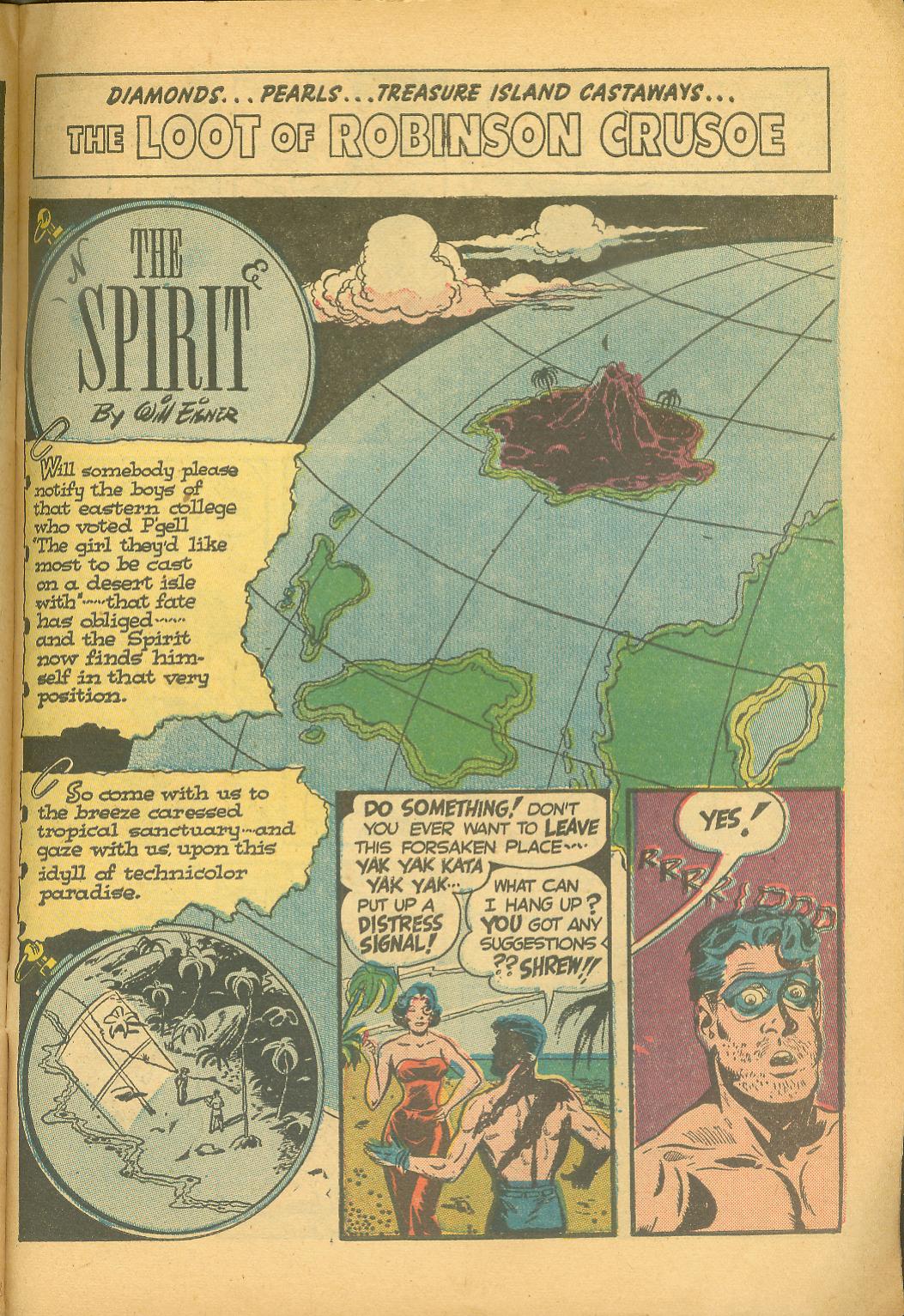 Read online The Spirit (1952) comic -  Issue #5 - 27