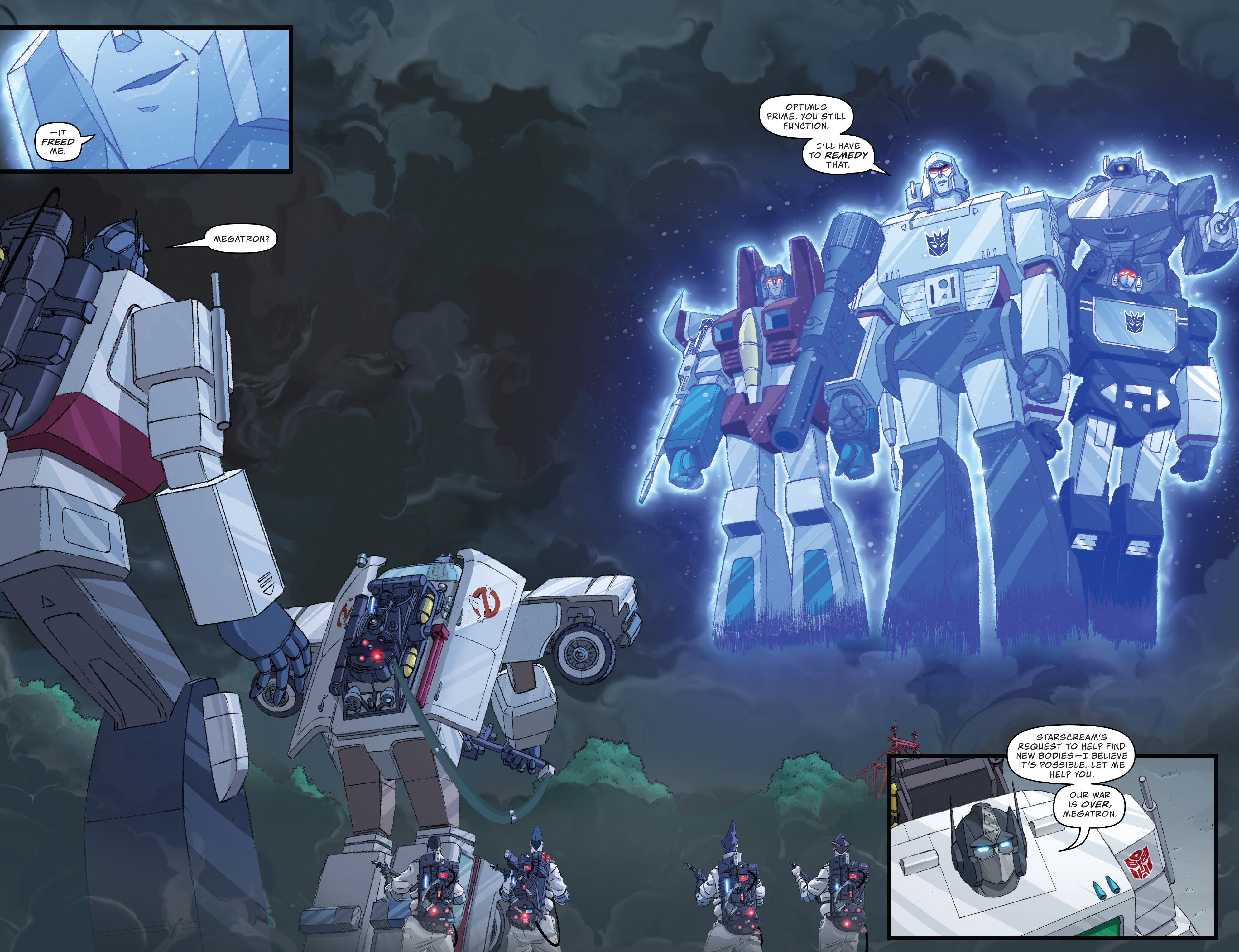 Read online Transformers/Ghostbusters comic -  Issue #4 - 22