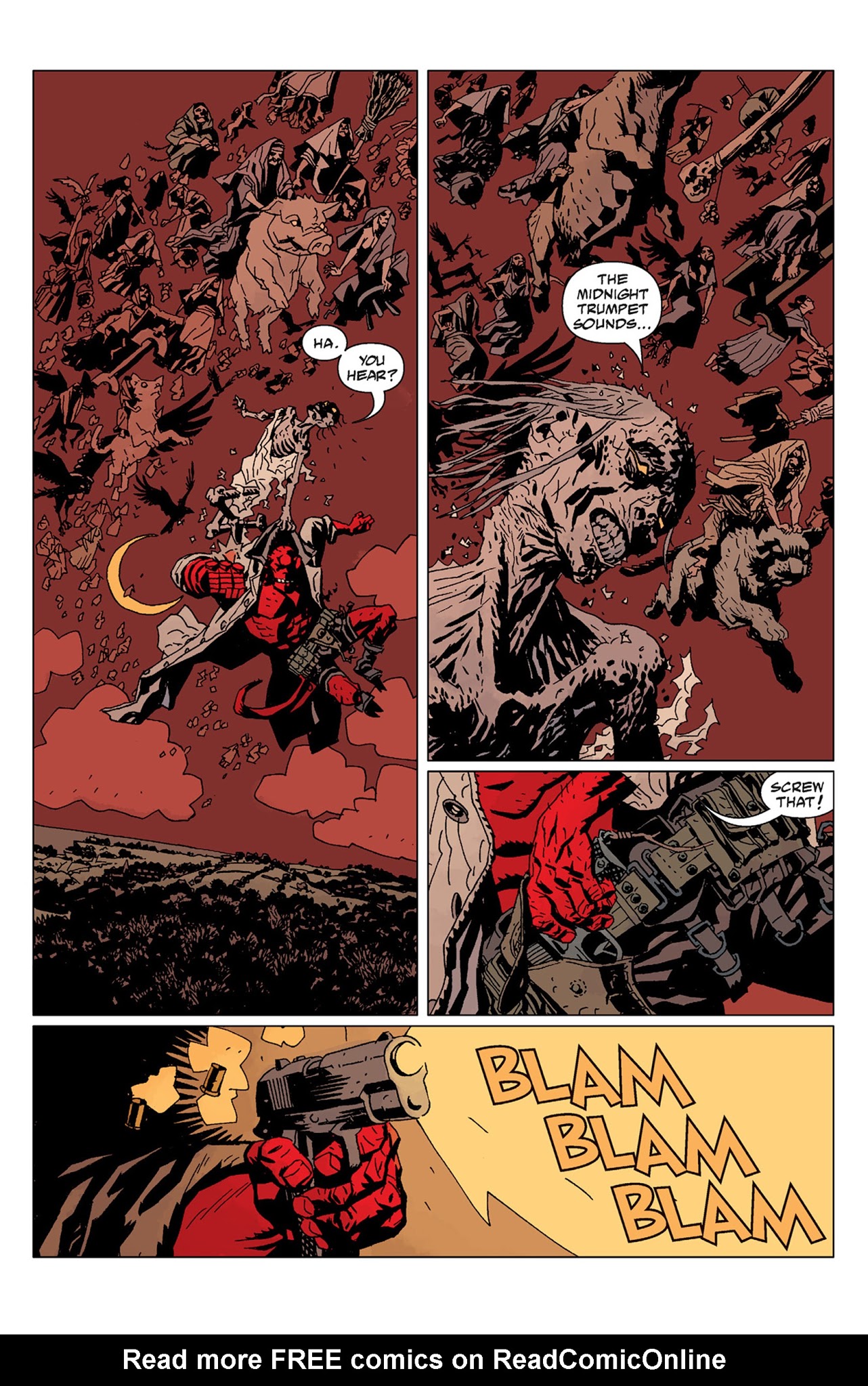 Read online Hellboy: Darkness Calls comic -  Issue # TPB - 44