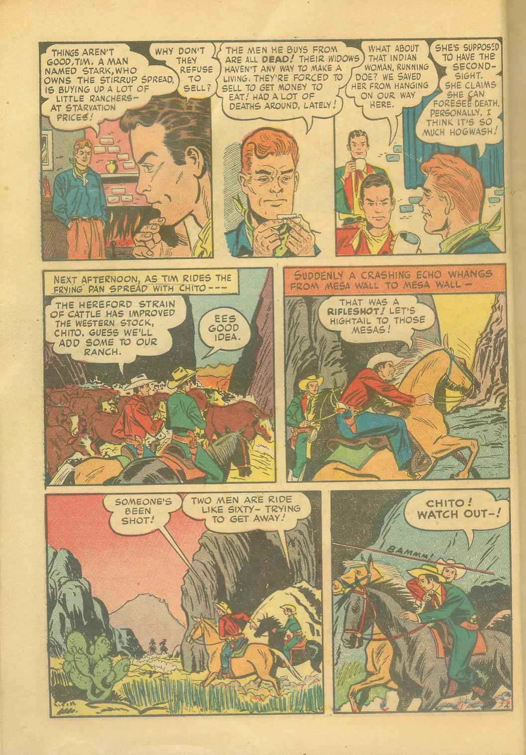 Read online Tim Holt comic -  Issue #2 - 6