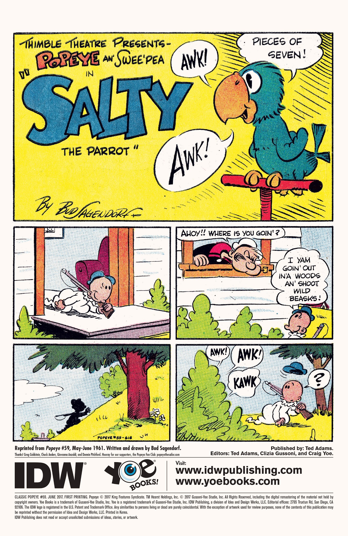 Read online Classic Popeye comic -  Issue #59 - 2