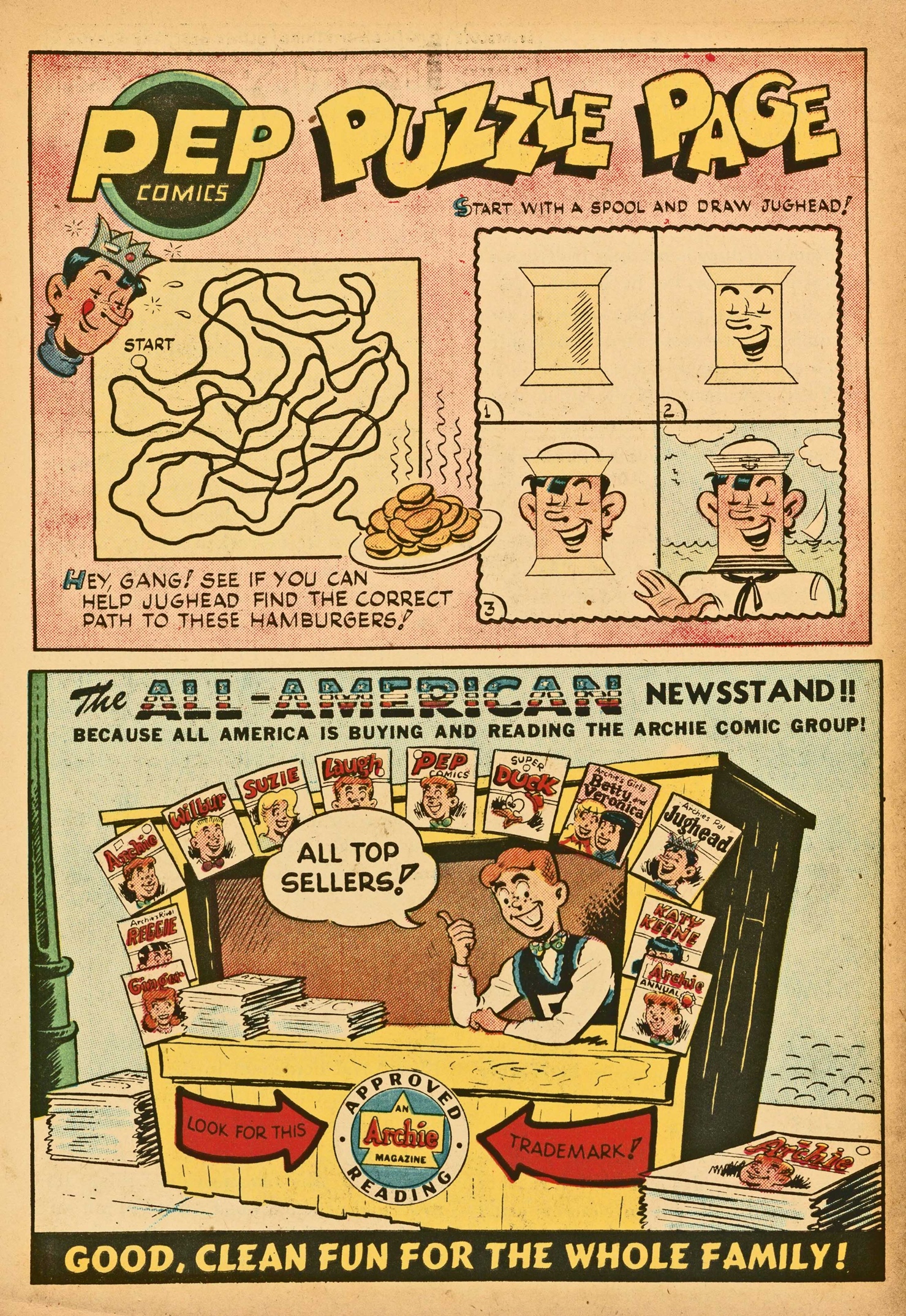 Read online Pep Comics comic -  Issue #88 - 42