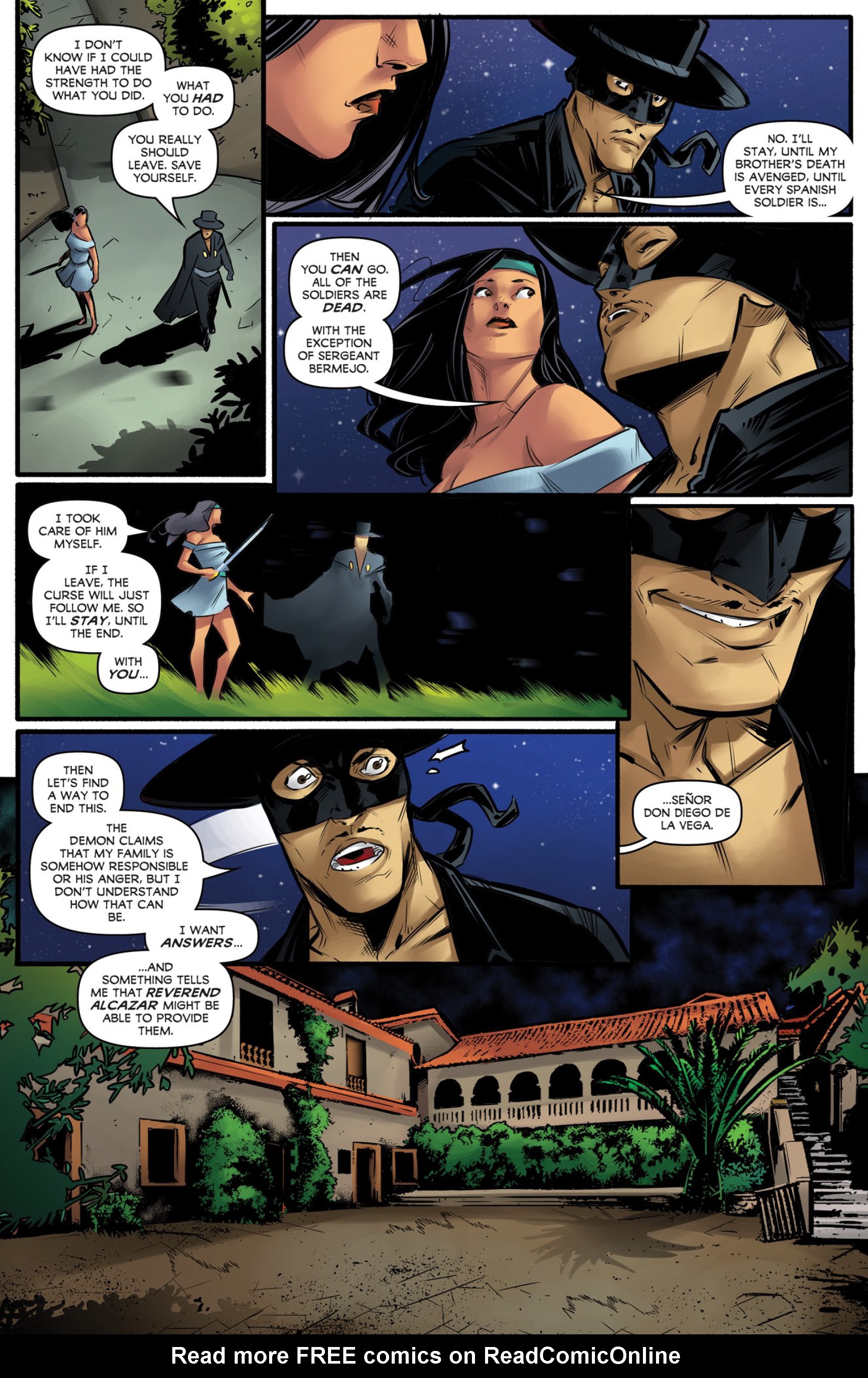 Read online Zorro: Sacrilege comic -  Issue #4 - 8