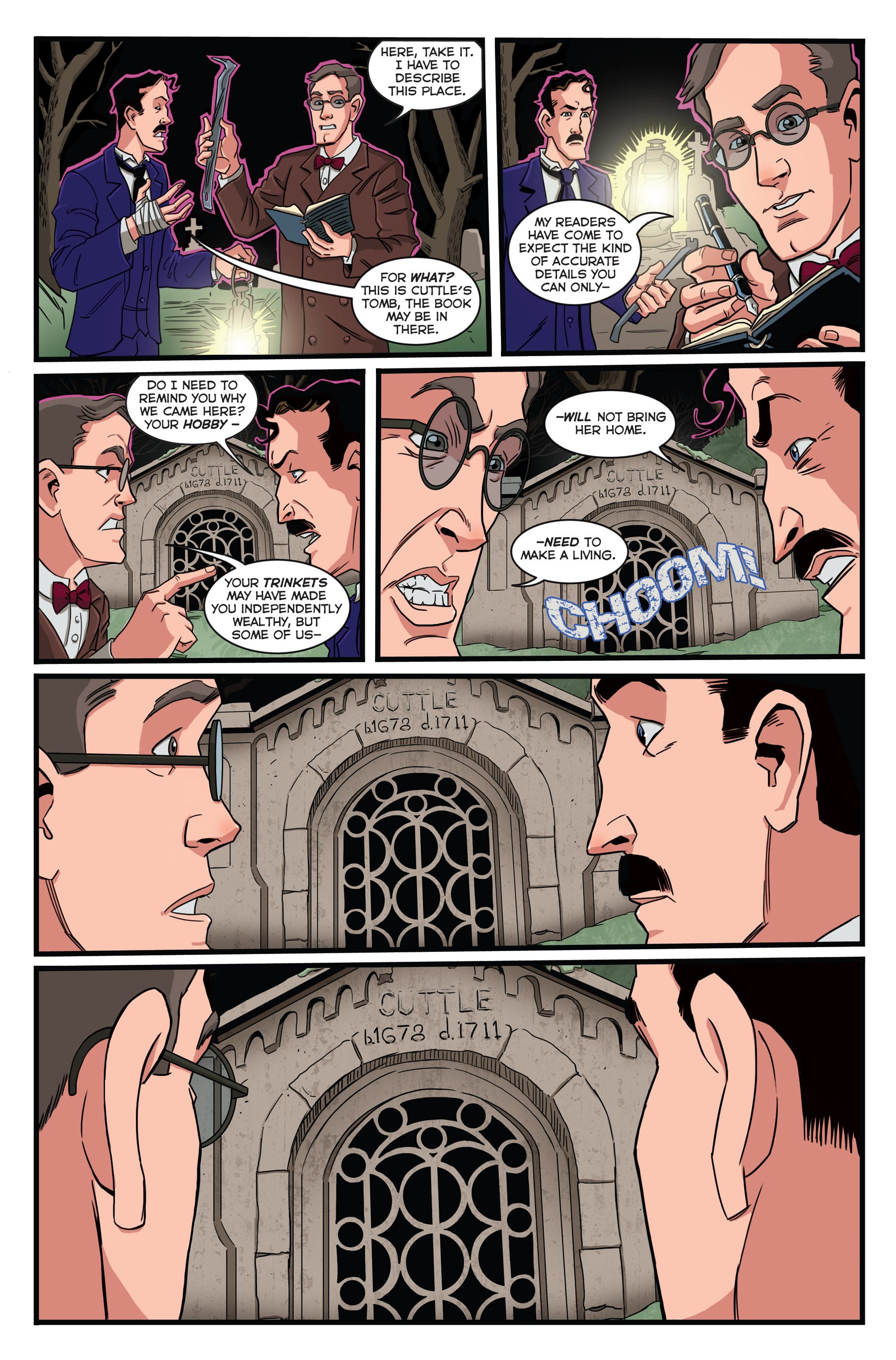 Read online Herald: Lovecraft and Tesla comic -  Issue #4 - 12