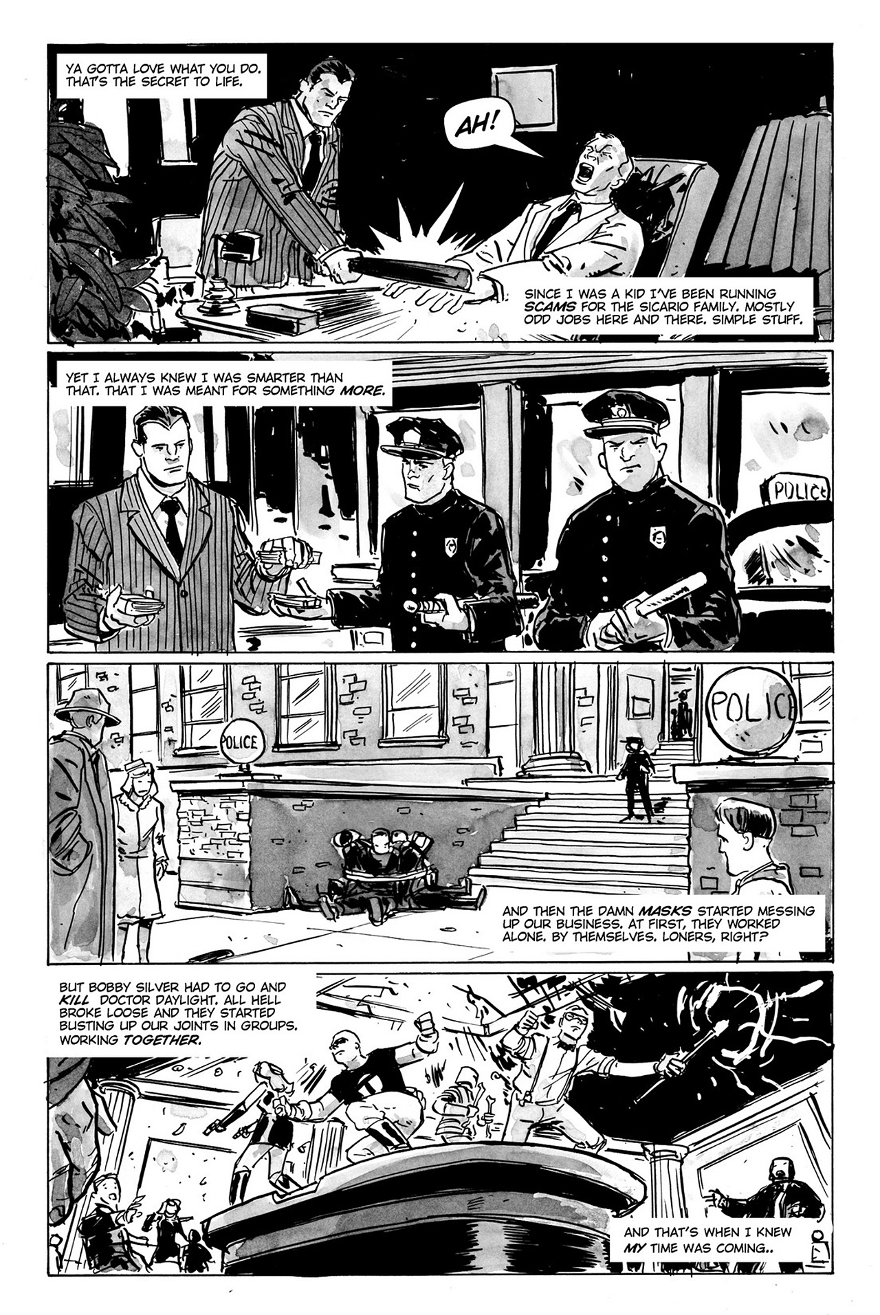Read online Masks & Mobsters comic -  Issue #4 - 3