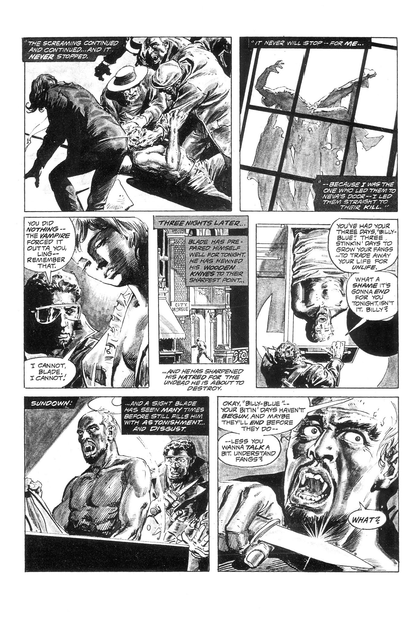 Read online Blade: Black & White comic -  Issue # TPB - 11