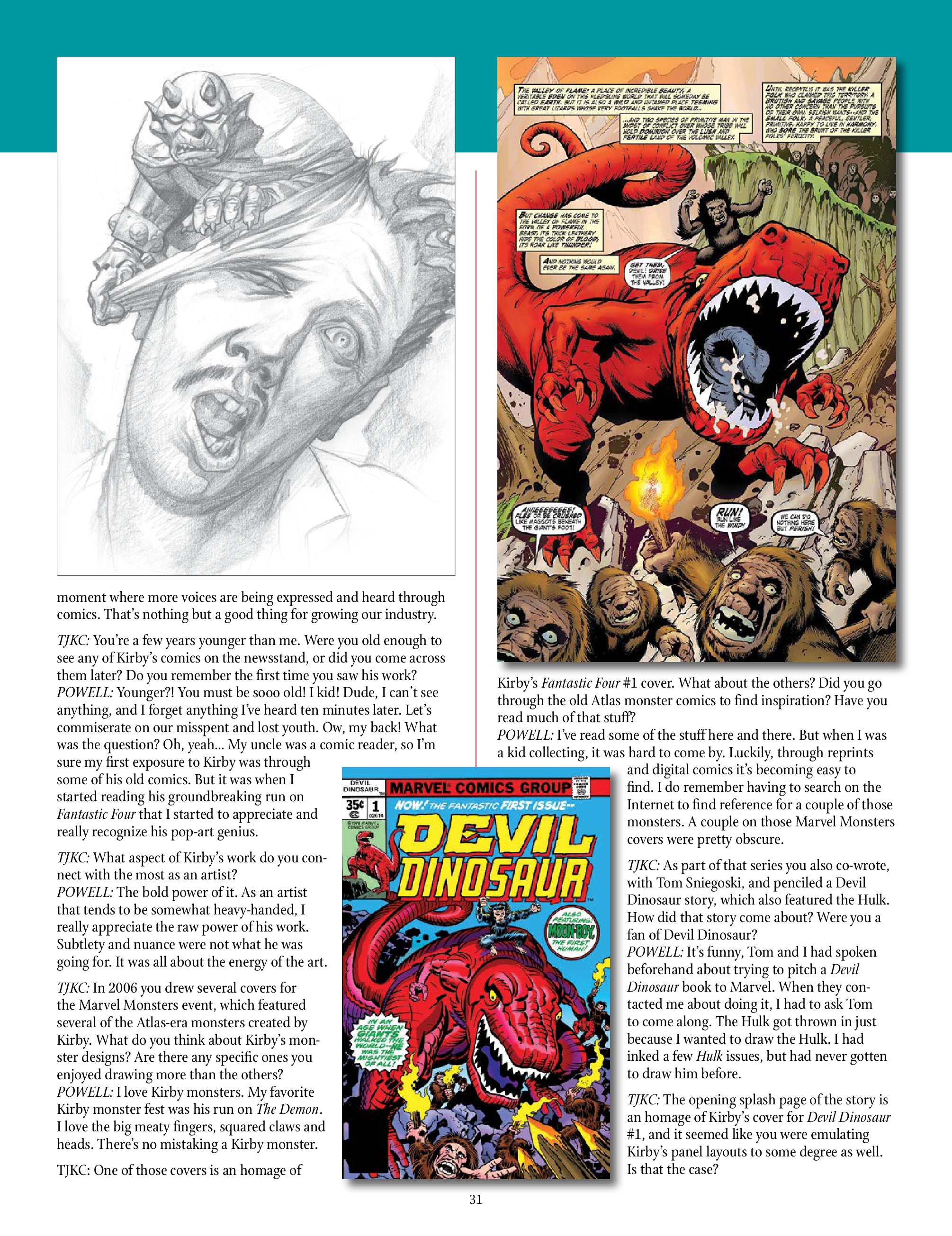 Read online The Jack Kirby Collector comic -  Issue #77 - 33