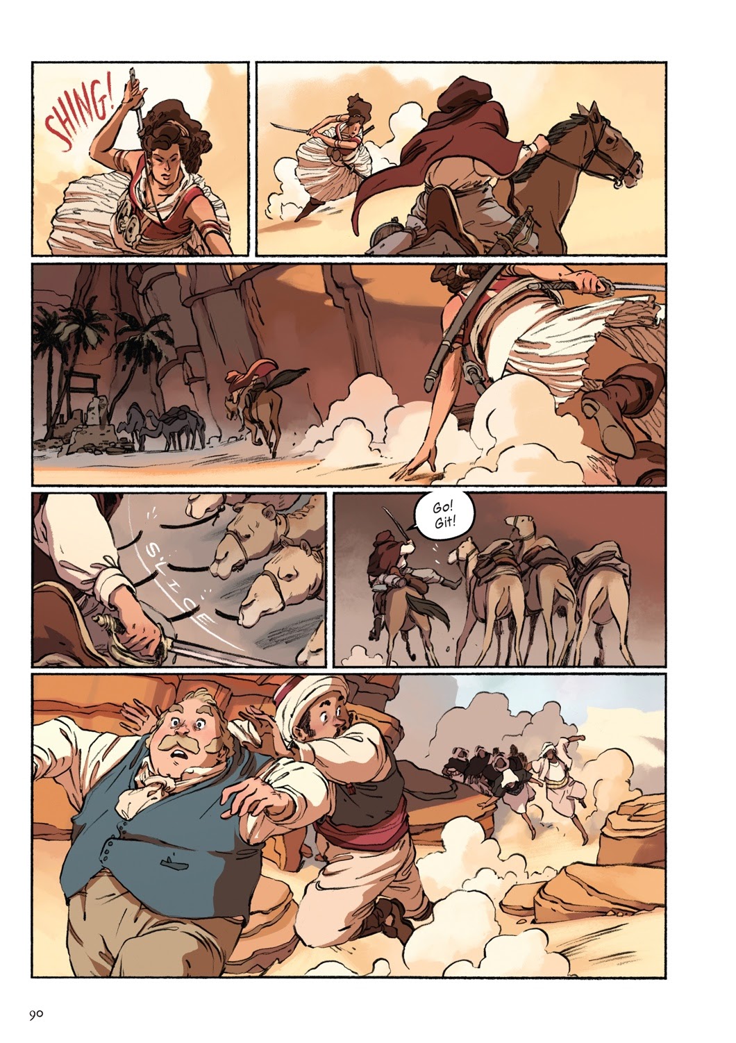Read online Delilah Dirk and the Pillars of Hercules comic -  Issue # TPB (Part 1) - 88