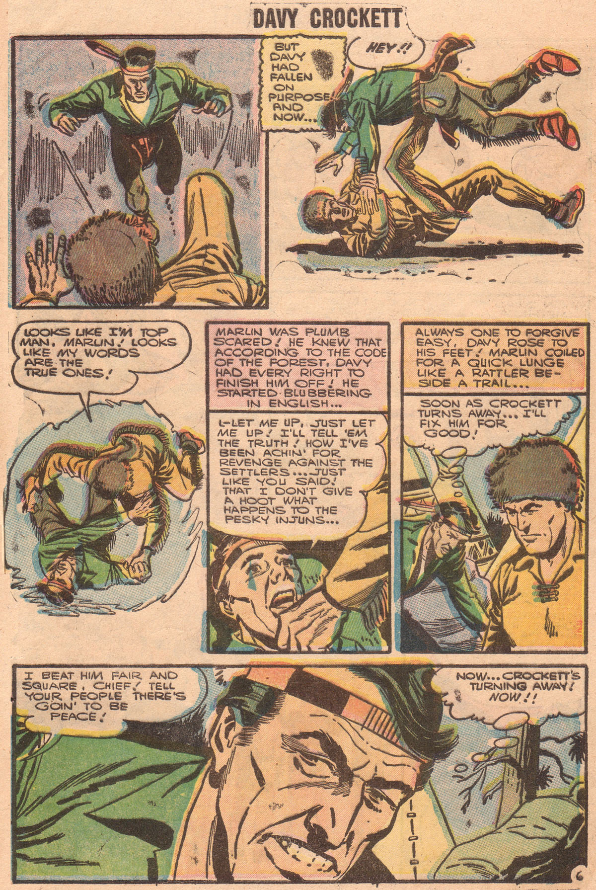 Read online Davy Crockett comic -  Issue #5 - 10