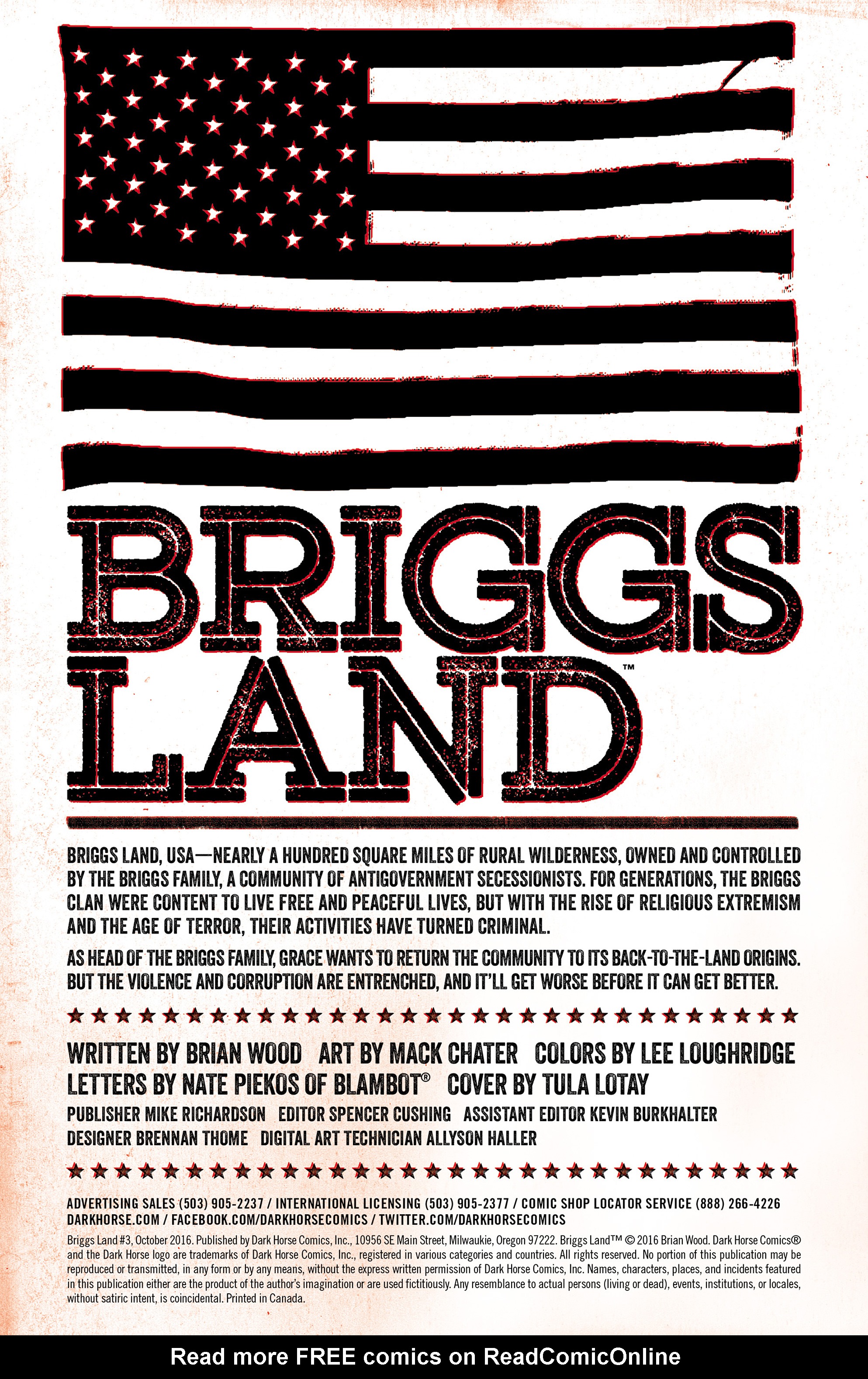 Read online Briggs Land comic -  Issue #3 - 2