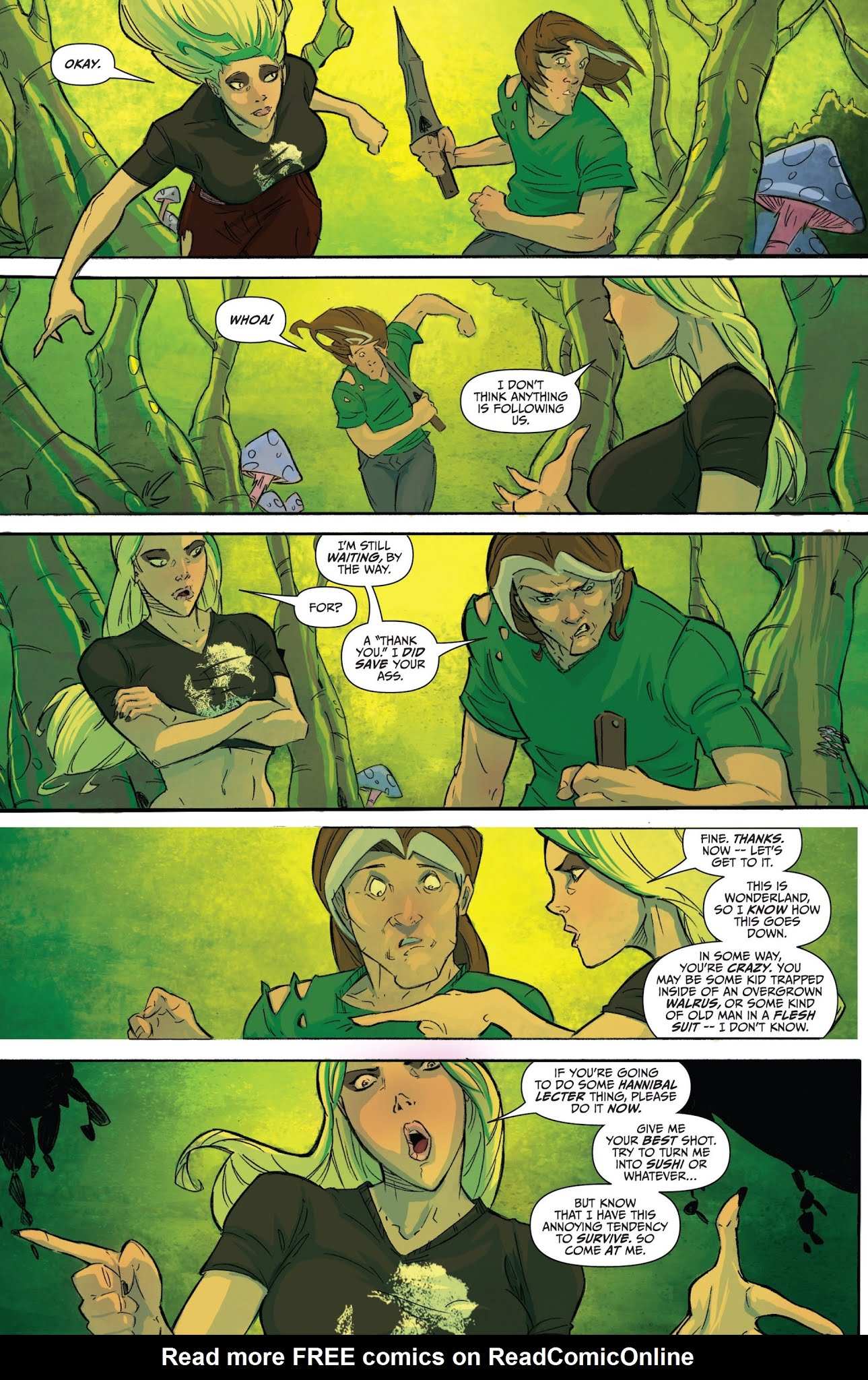 Read online Grimm Fairy Tales presents Wonderland: Through the Looking Glass comic -  Issue #2 - 4