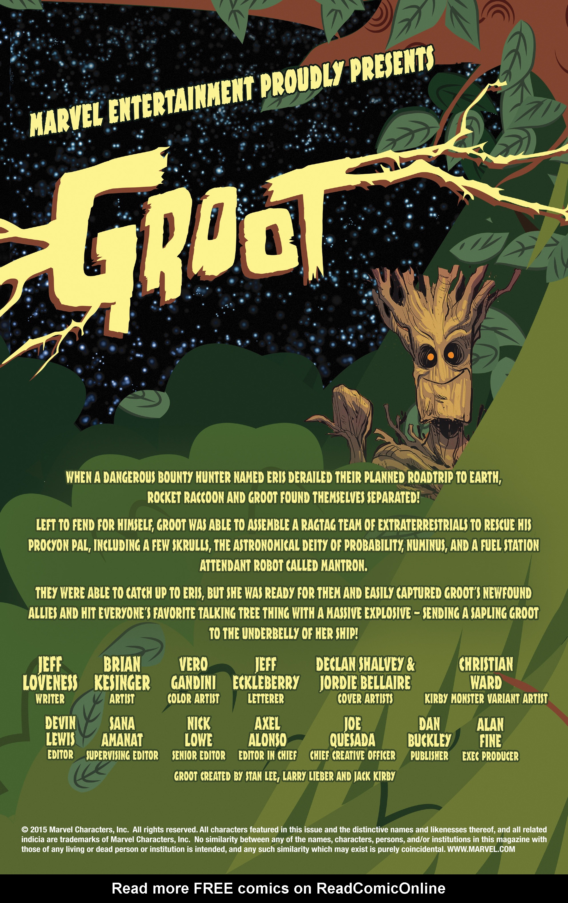 Read online Groot comic -  Issue #5 - 2