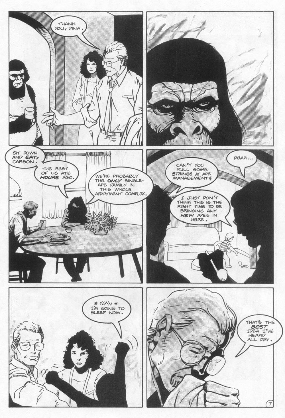Read online Planet of the Apes (1990) comic -  Issue #19 - 9