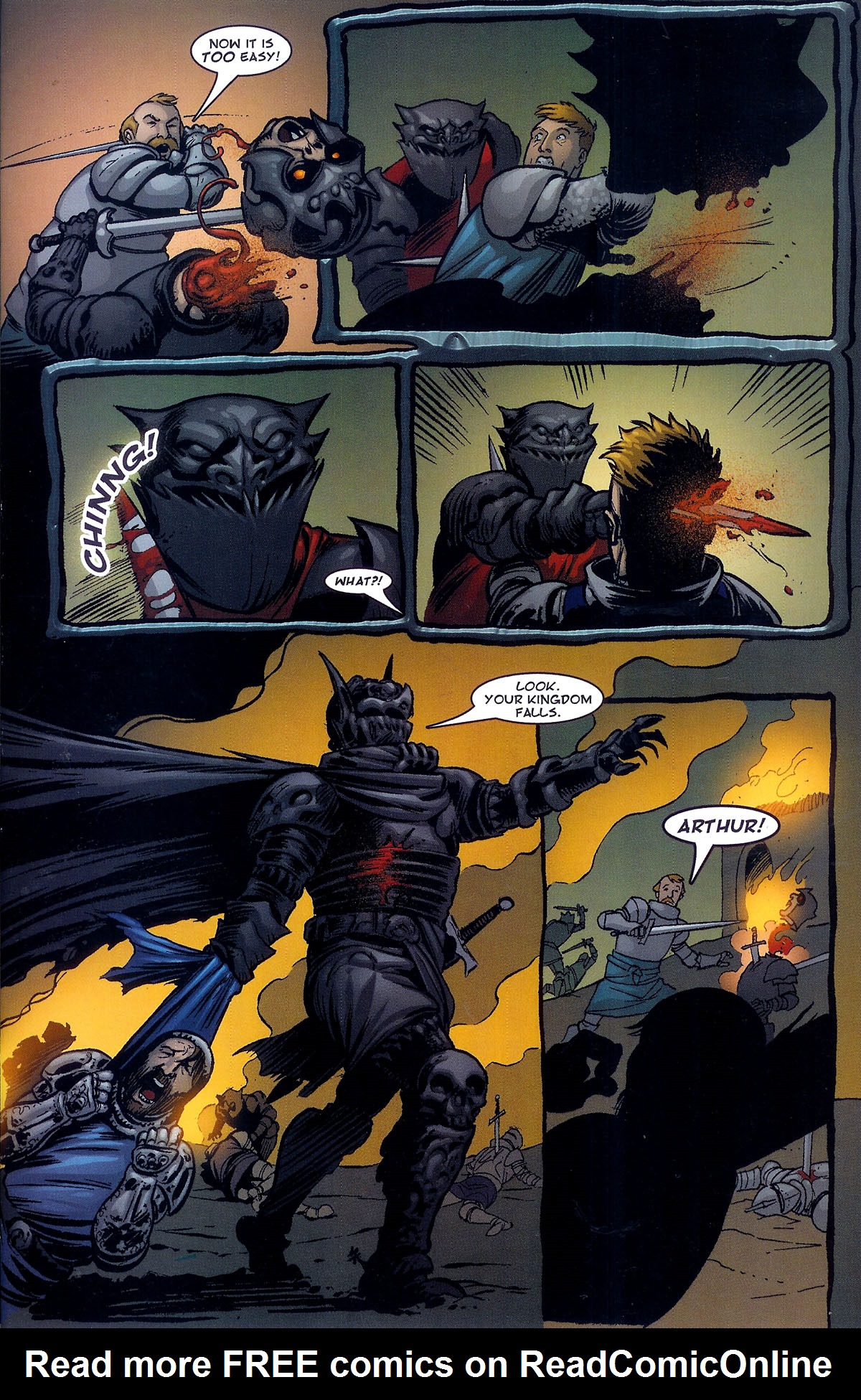 Read online Dracula vs King Arthur comic -  Issue #3 - 27