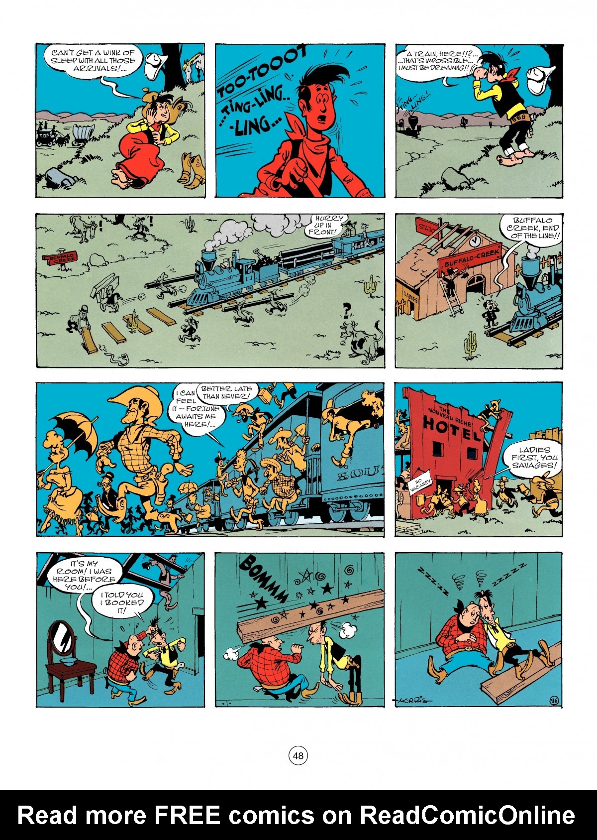 Read online A Lucky Luke Adventure comic -  Issue #54 - 48