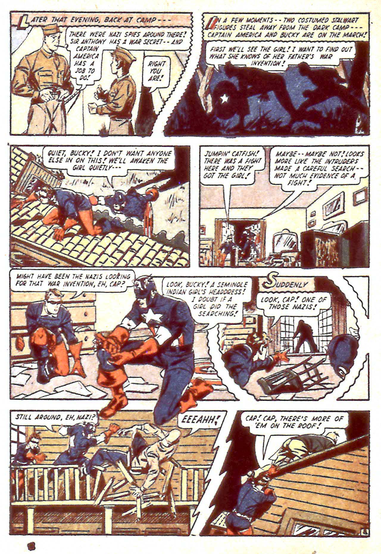Read online Captain America Comics comic -  Issue #35 - 11