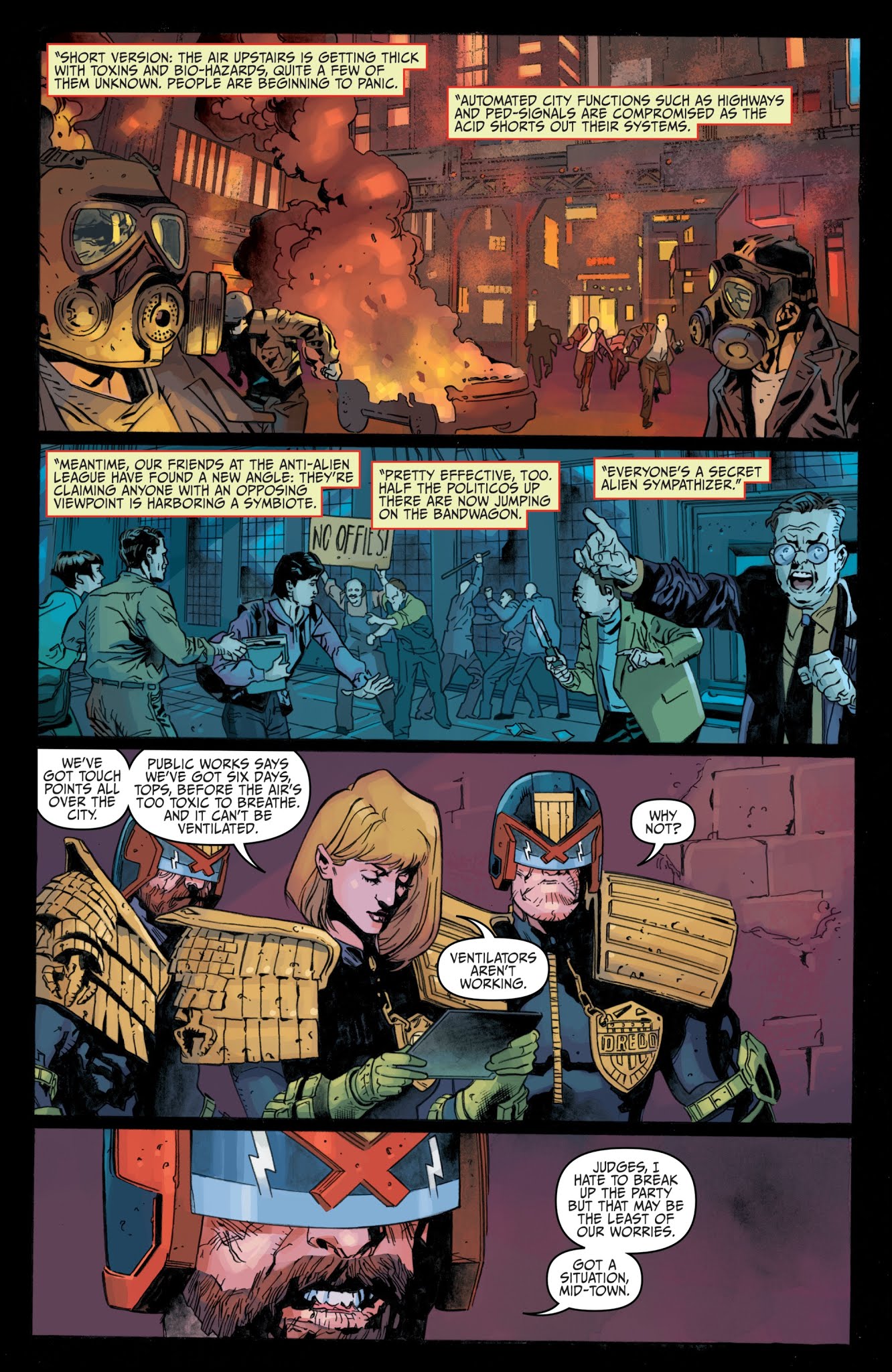Read online Judge Dredd: Toxic comic -  Issue #2 - 17