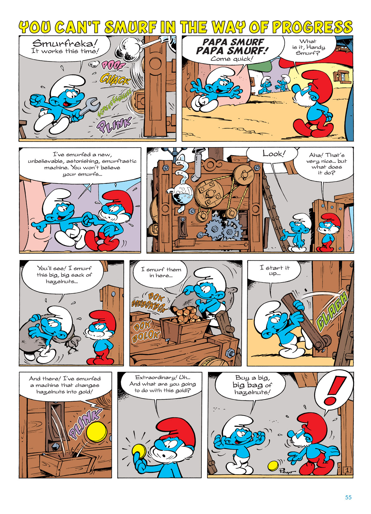 Read online The Smurfs comic -  Issue #6 - 55