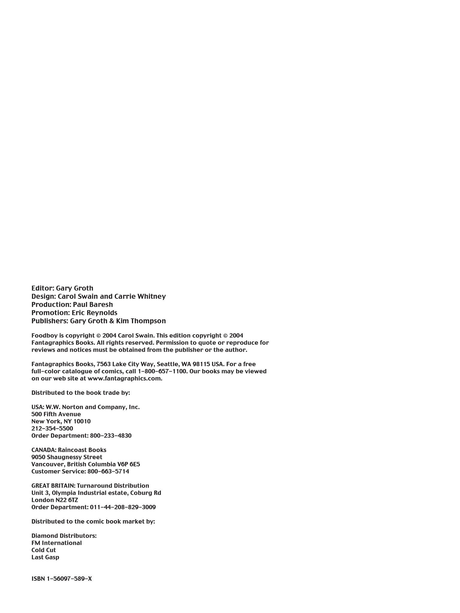 Read online Foodboy comic -  Issue # TPB - 5