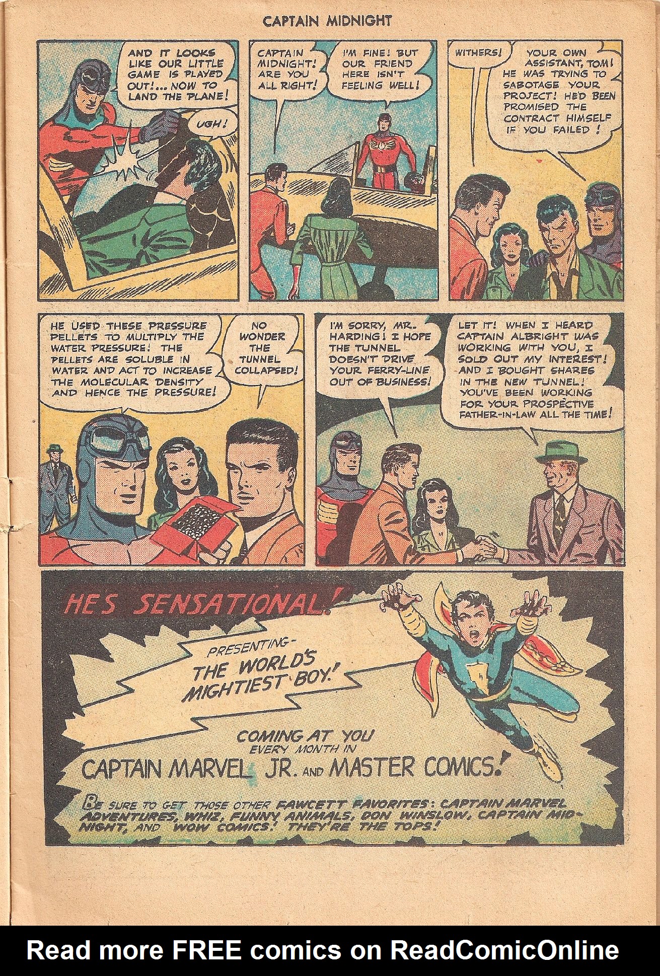 Read online Captain Midnight (1942) comic -  Issue #39 - 10