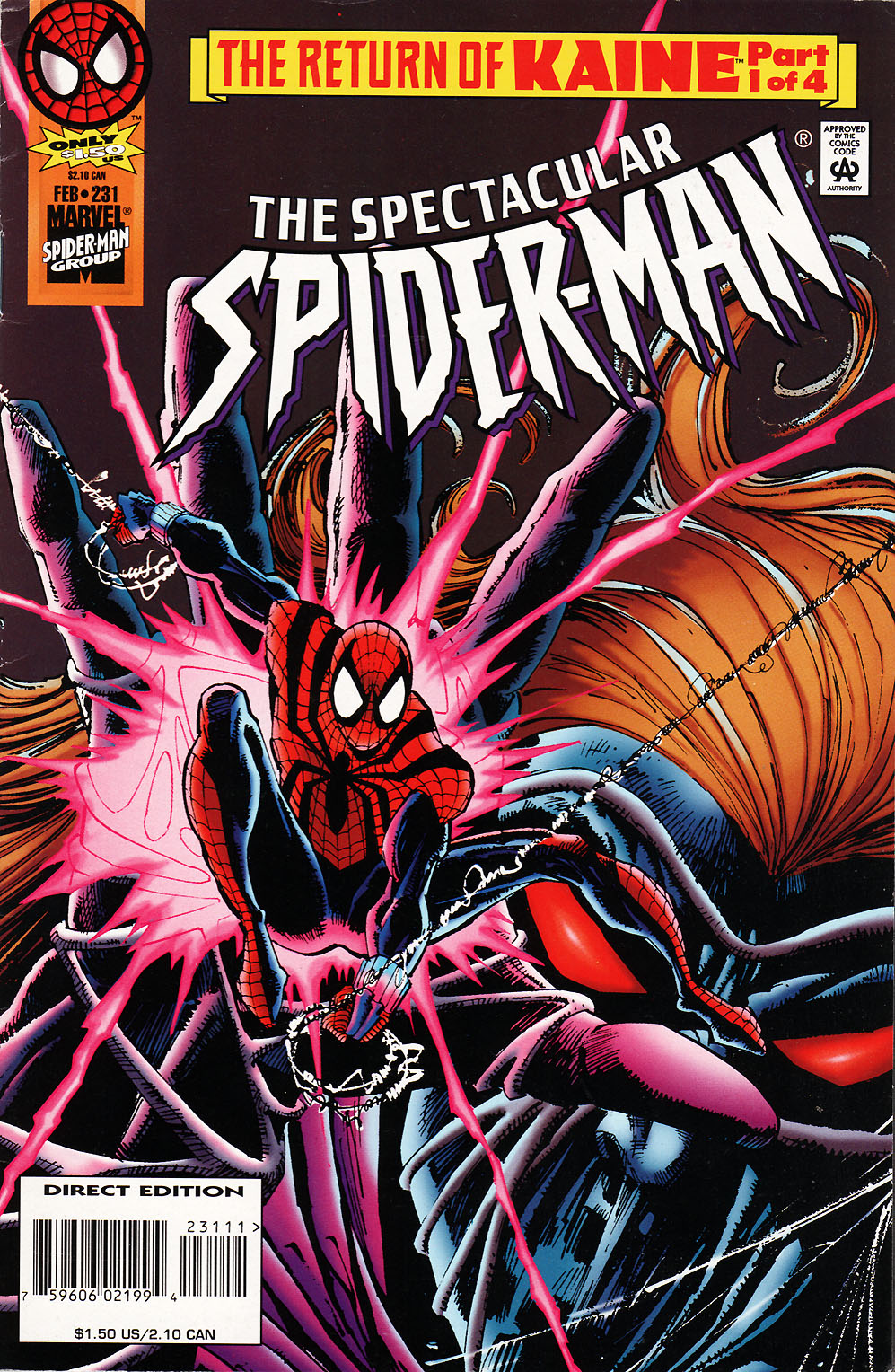 Read online The Spectacular Spider-Man (1976) comic -  Issue #231 - 1