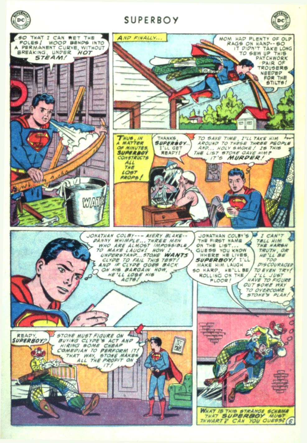 Read online Superboy (1949) comic -  Issue #33 - 5
