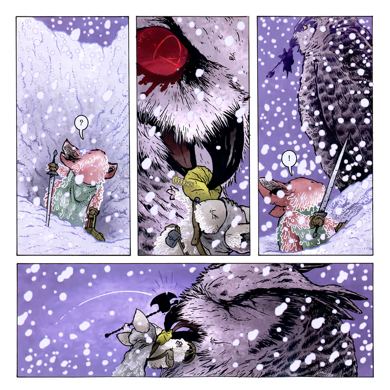 Read online Mouse Guard: Winter 1152 comic -  Issue #4 - 5