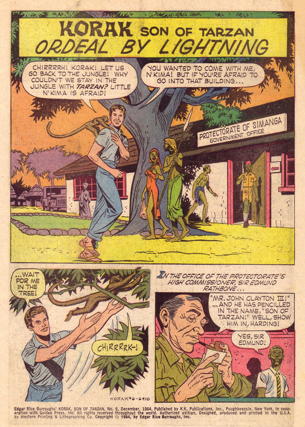 Read online Korak, Son of Tarzan (1964) comic -  Issue #6 - 3