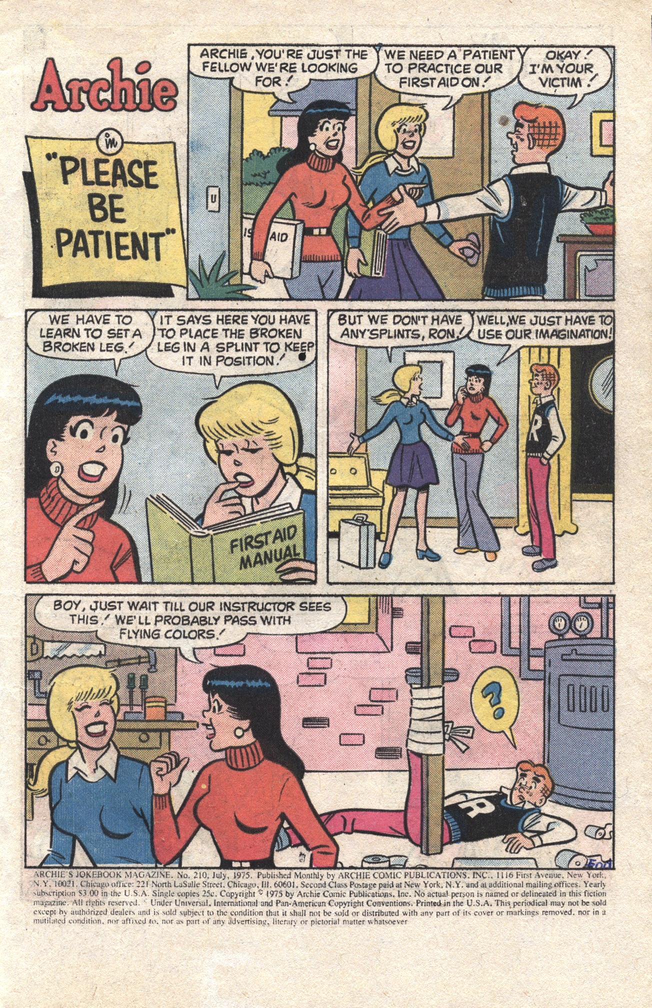 Read online Archie's Joke Book Magazine comic -  Issue #210 - 3