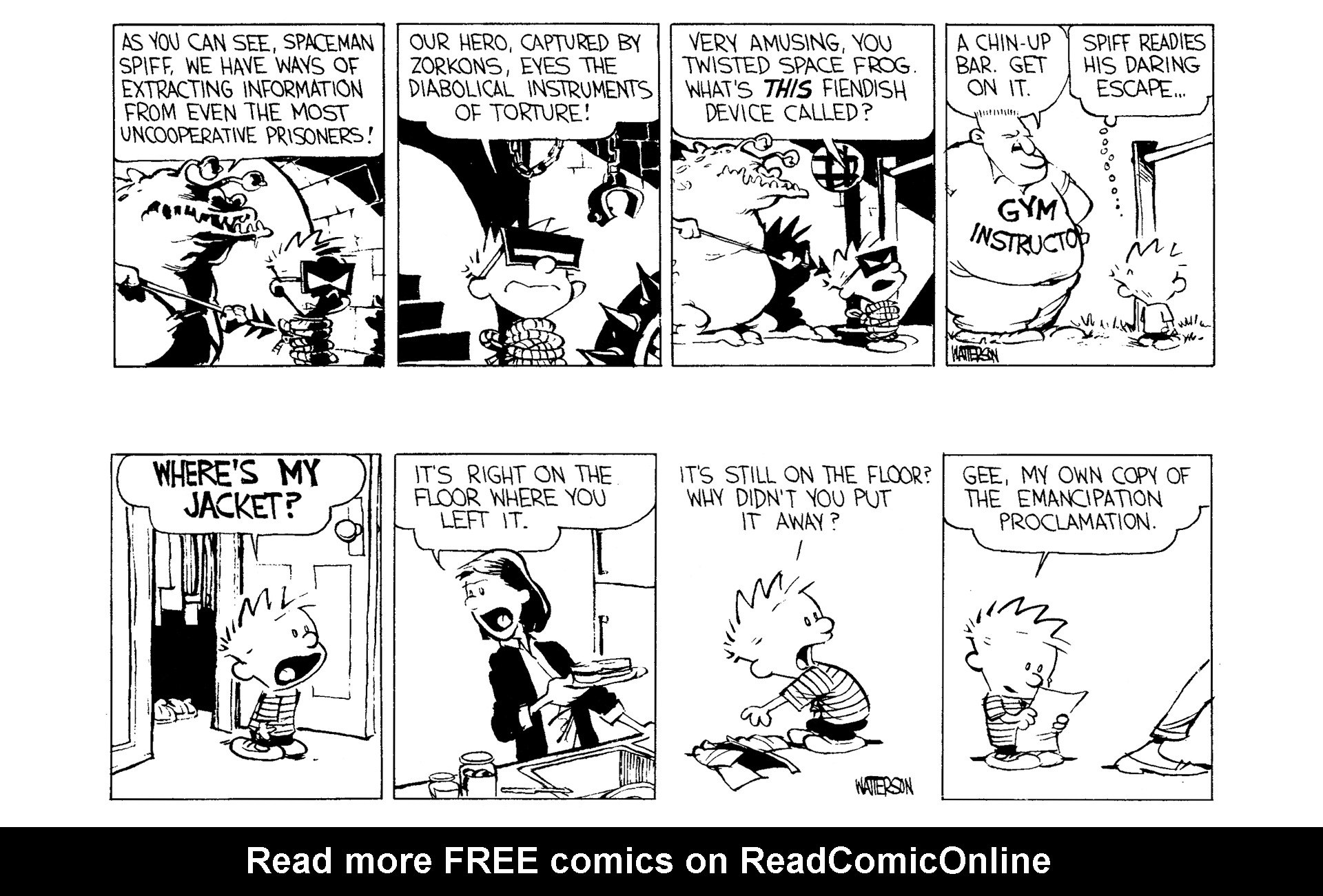 Comic Calvin And Hobbes Issue 10