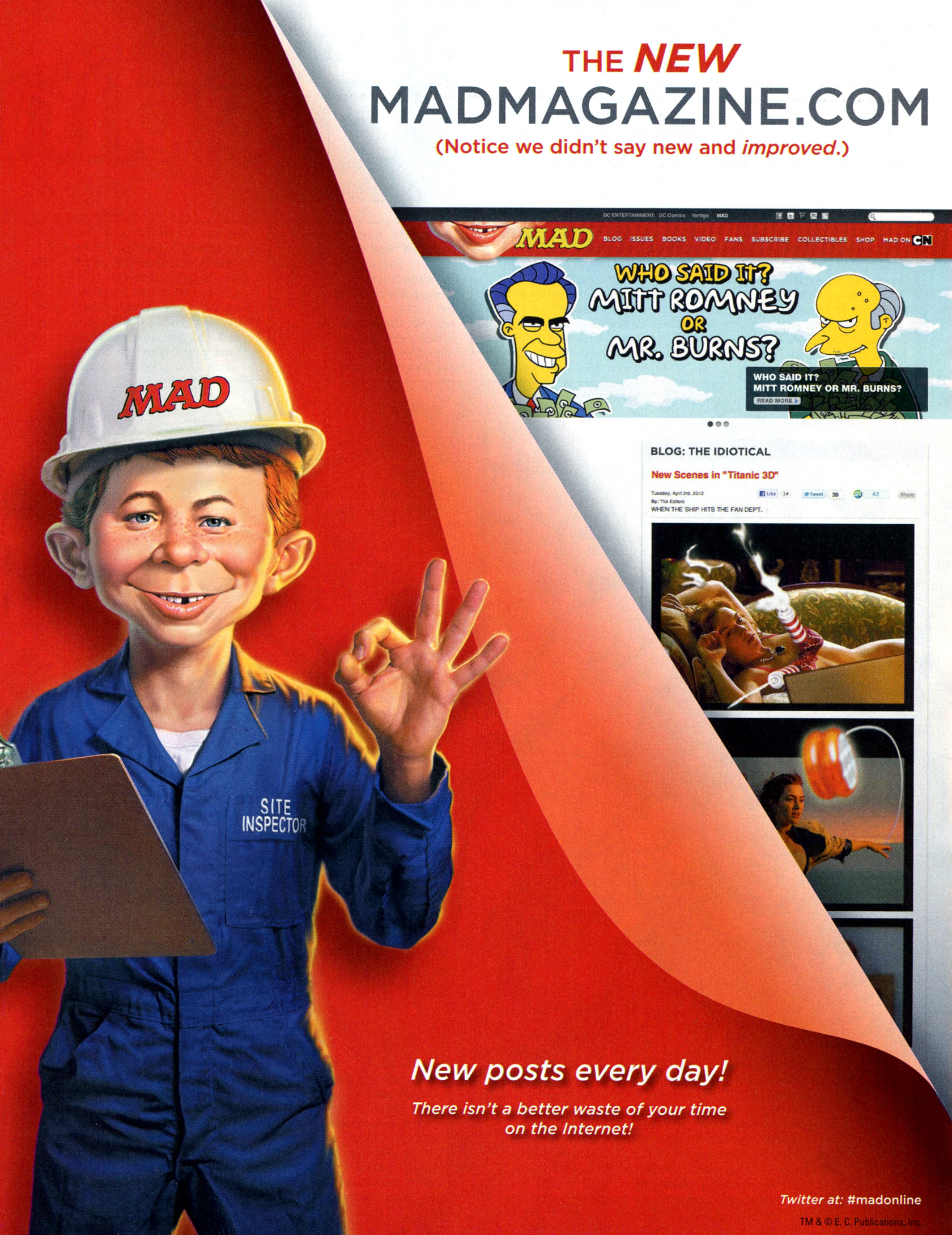 Read online MAD comic -  Issue #516 - 14