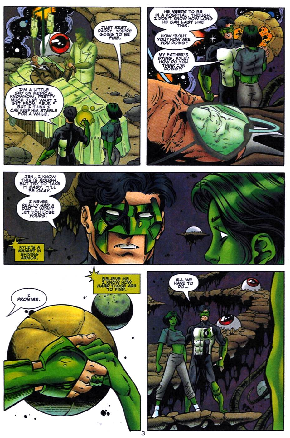 Read online Green Lantern/Sentinel: Heart of Darkness comic -  Issue #3 - 4