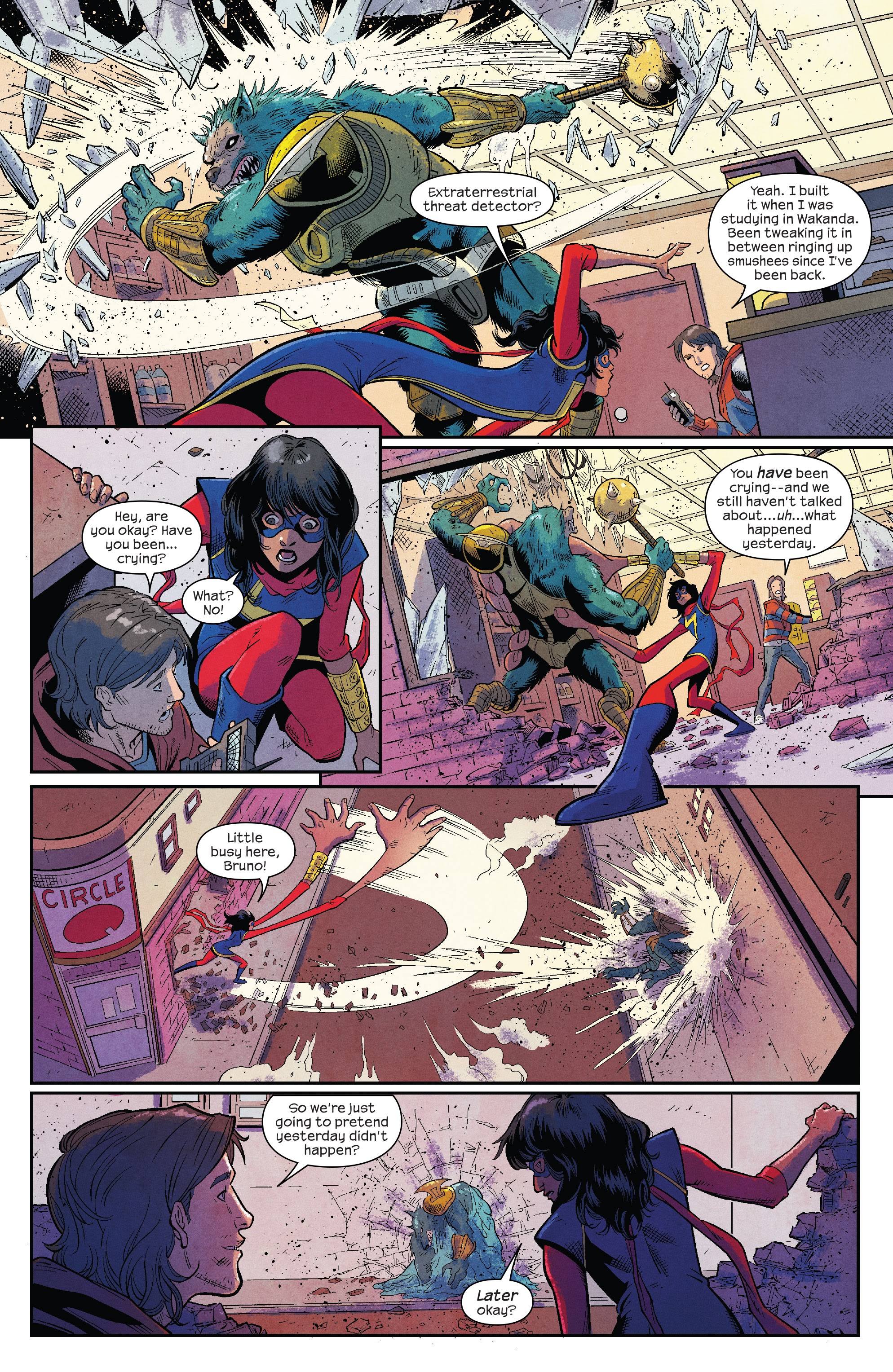 Read online Magnificent Ms. Marvel comic -  Issue # _Director 's Cut - 15