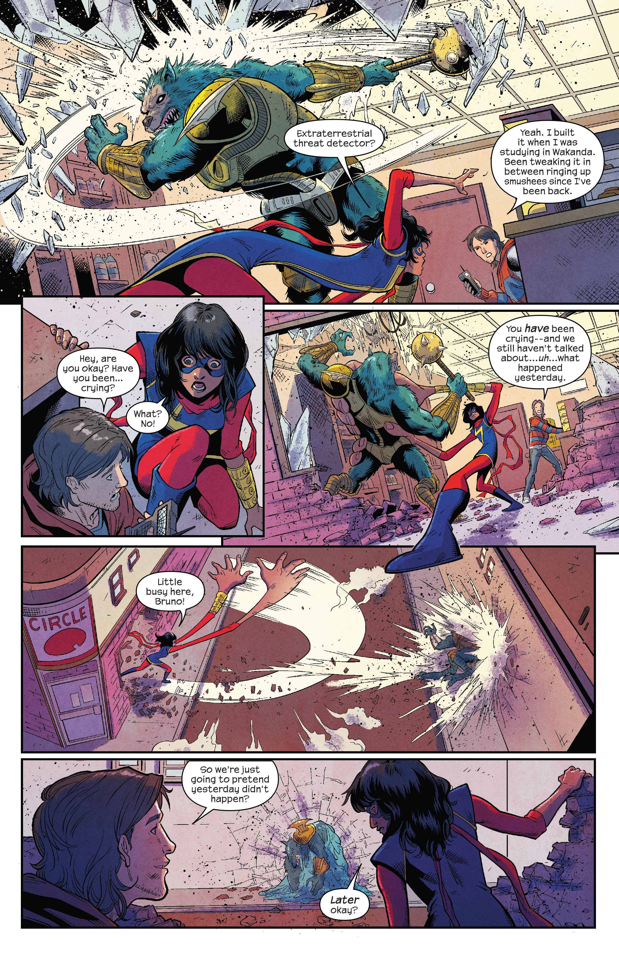 Read online Magnificent Ms. Marvel comic -  Issue # _Director 's Cut - 15