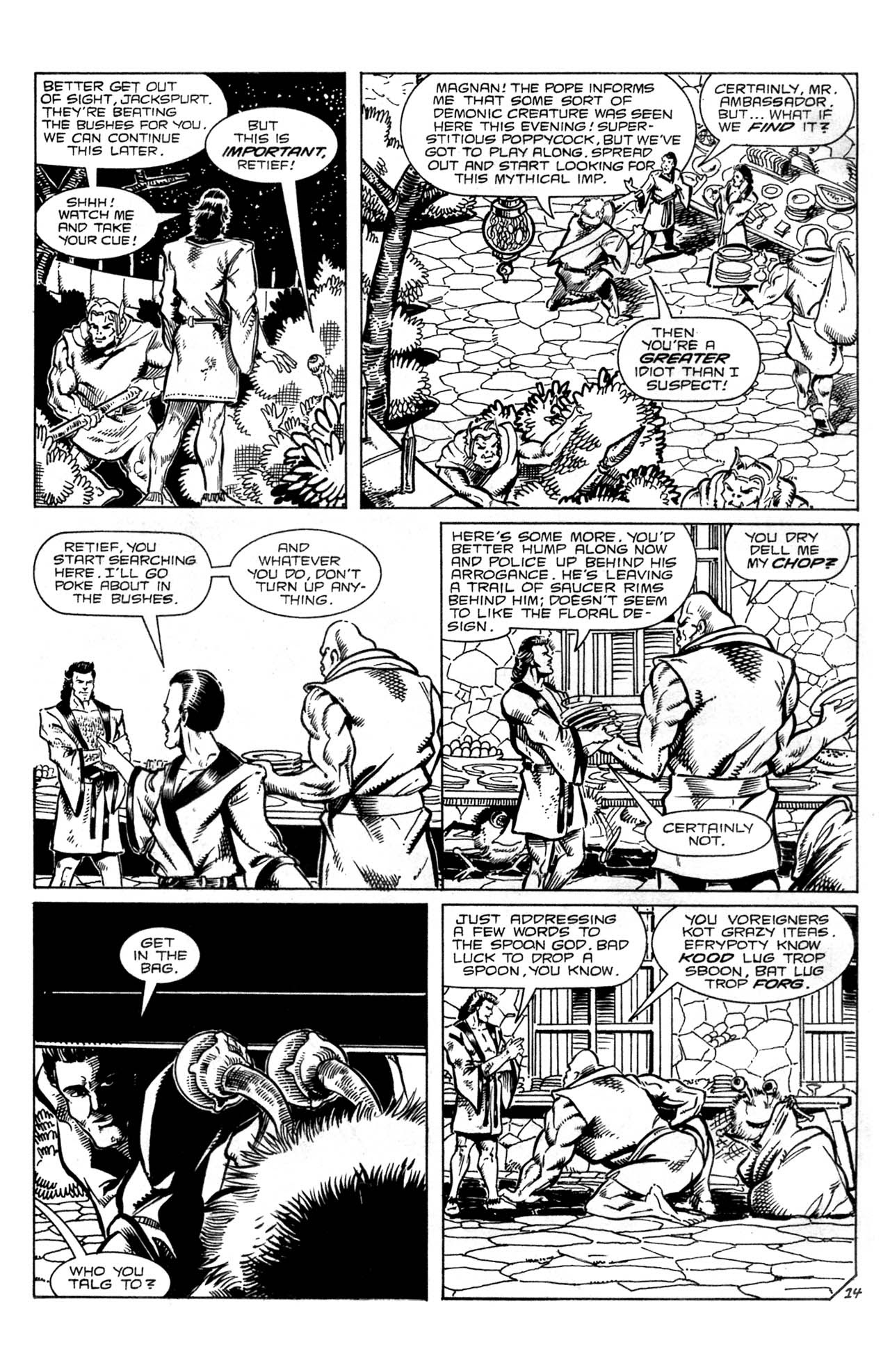Read online Retief (1991) comic -  Issue #6 - 16