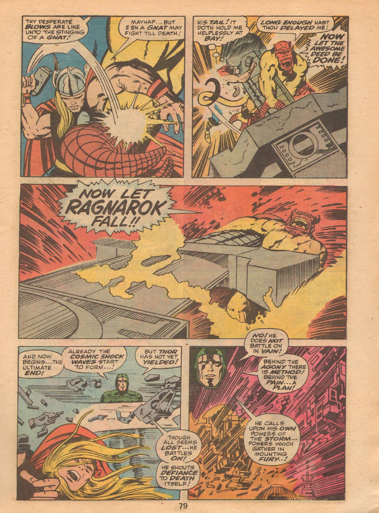Read online Marvel Treasury Edition comic -  Issue #10 - 79